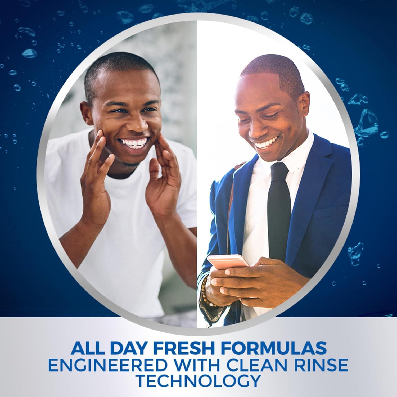 Gel 3 en 1 Dial Hombres 3 Botellas de 680 ml Cuerpo, Cabello y Cara