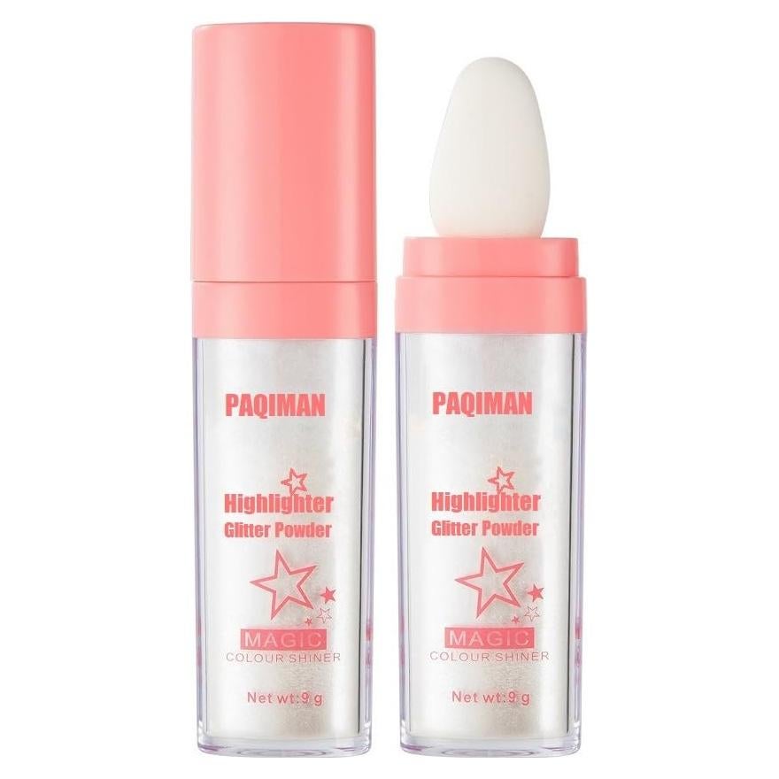 Polvo Iluminador Maquillaje PAQIMAN 40g Rayo de Luna Blanca