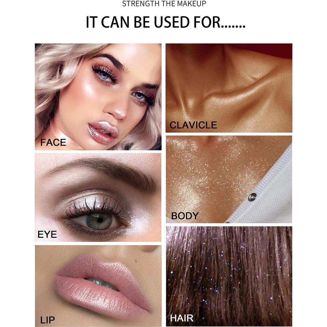 Polvo Iluminador Maquillaje PAQIMAN 40g Rayo de Luna Blanca