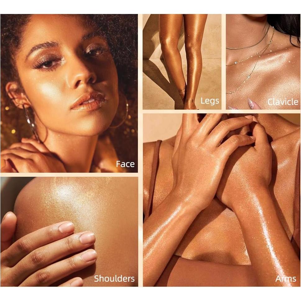 Polvo Iluminador Maquillaje PAQIMAN 40g Rayo de Luna Blanca