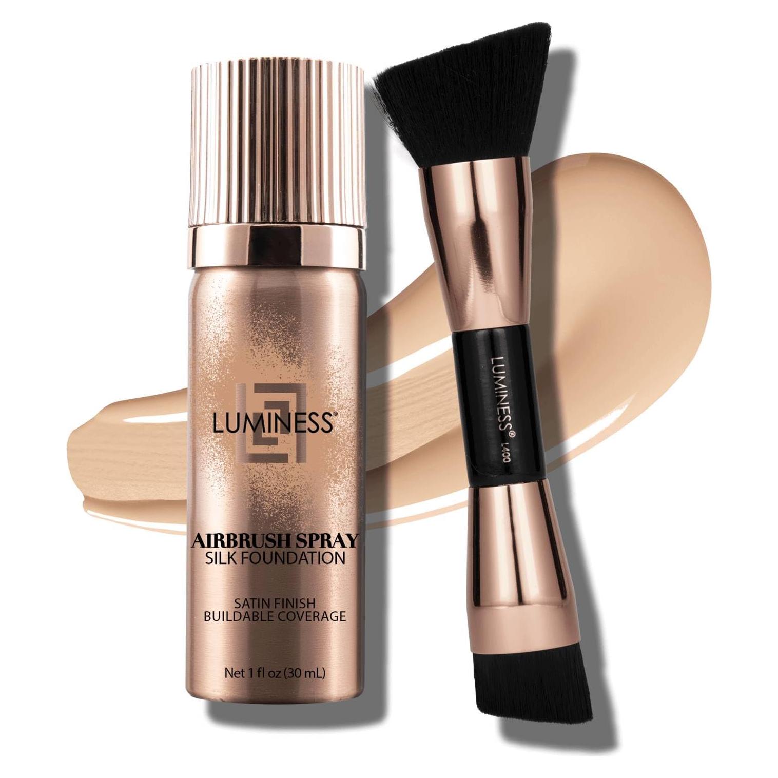 Spray de Base de Aire Luminess 2 Piezas - Hidratante Claro Justo