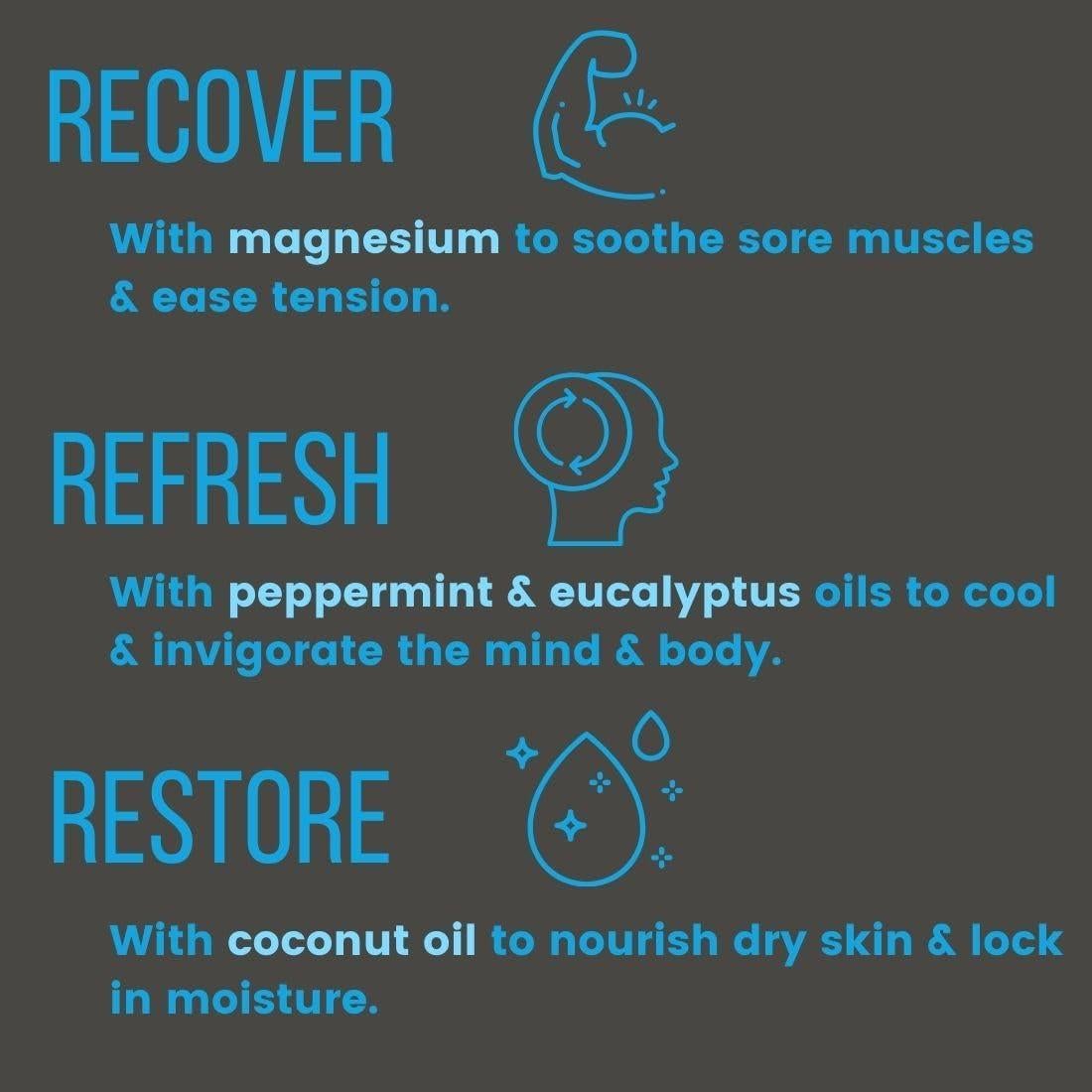 Bolas de Baño de Menta Pura Sport - Pure Athlete 1 Cuenta