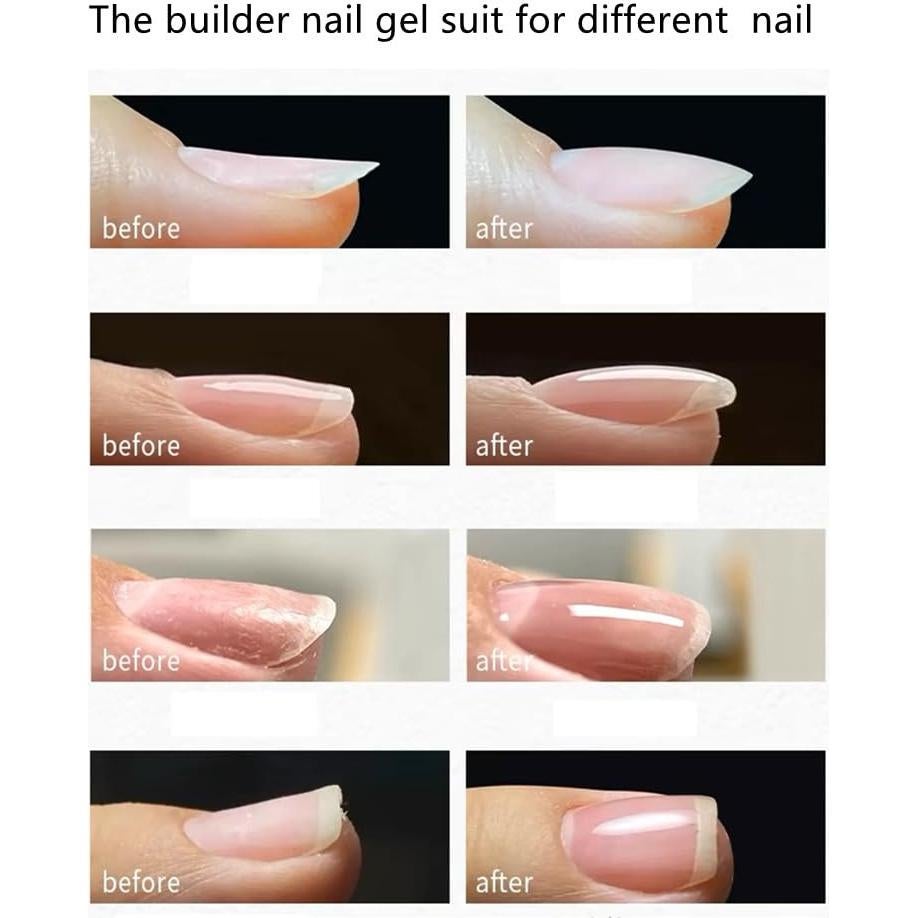 Gel Constructor de Uñas 7 en 1 MEMEDA - Transparente 60g