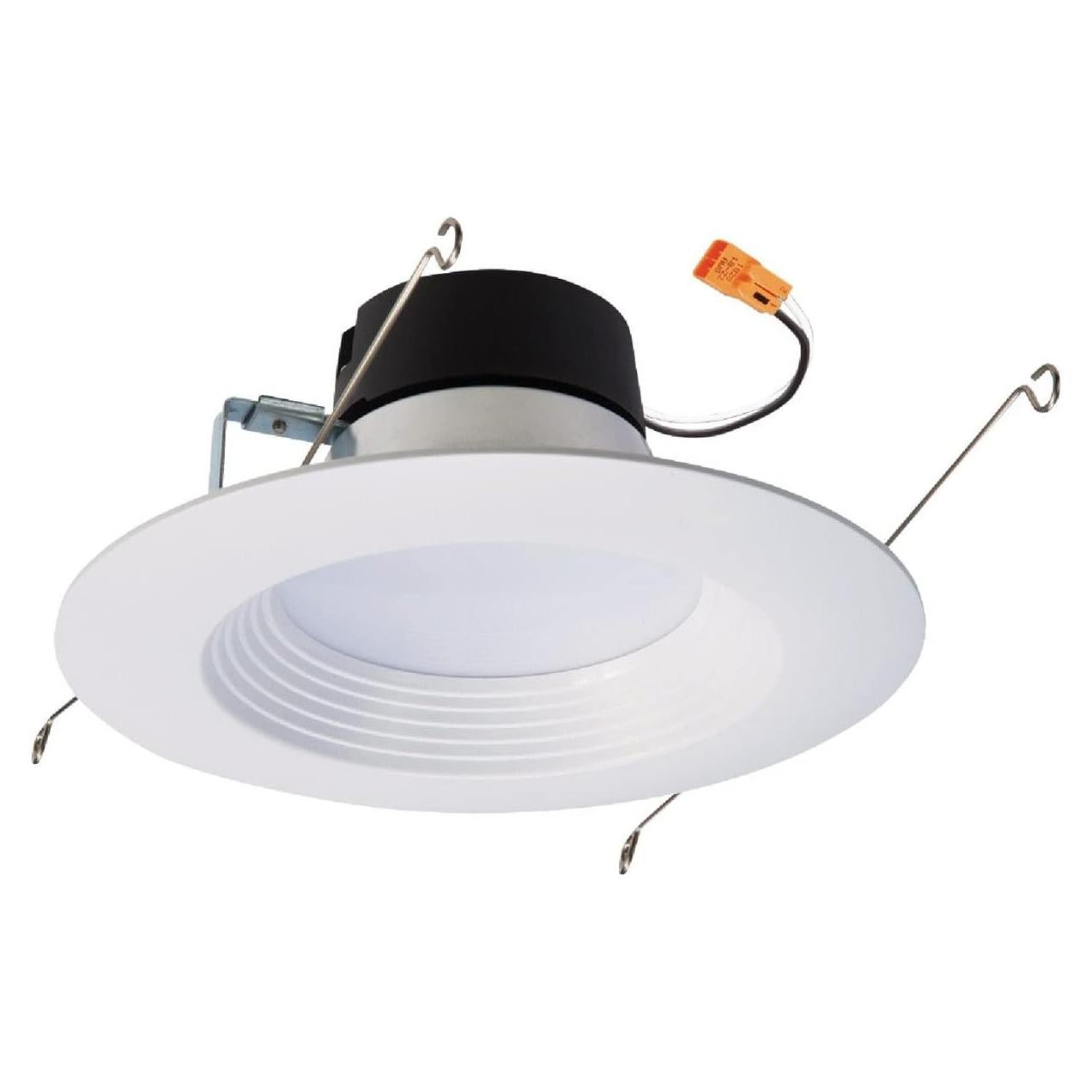 Luz LED empotrada HALO 15.24 cm 3000K Bisel Blanco 6 Piezas
