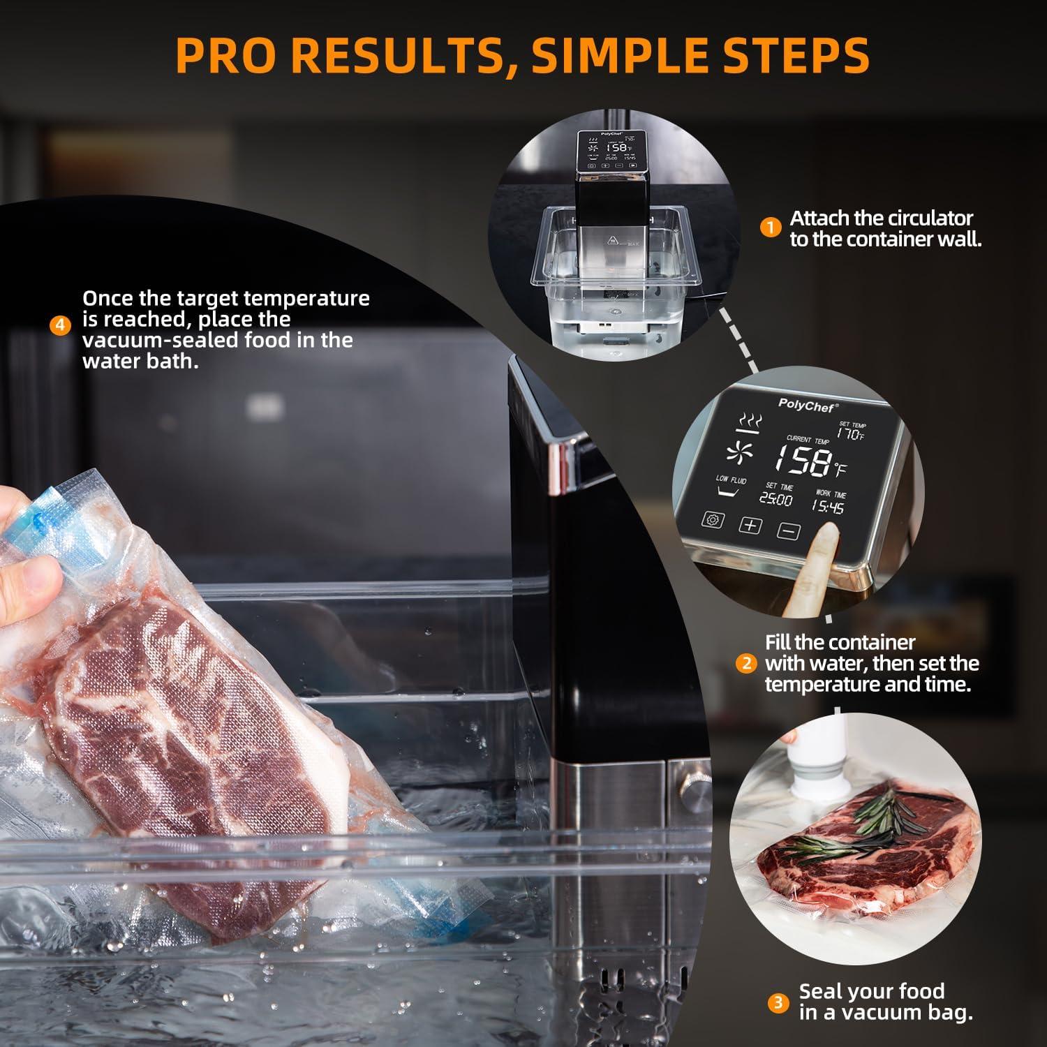 Cocedor Sous Vide AnchorChef Pro 1400W Acero Inoxidable