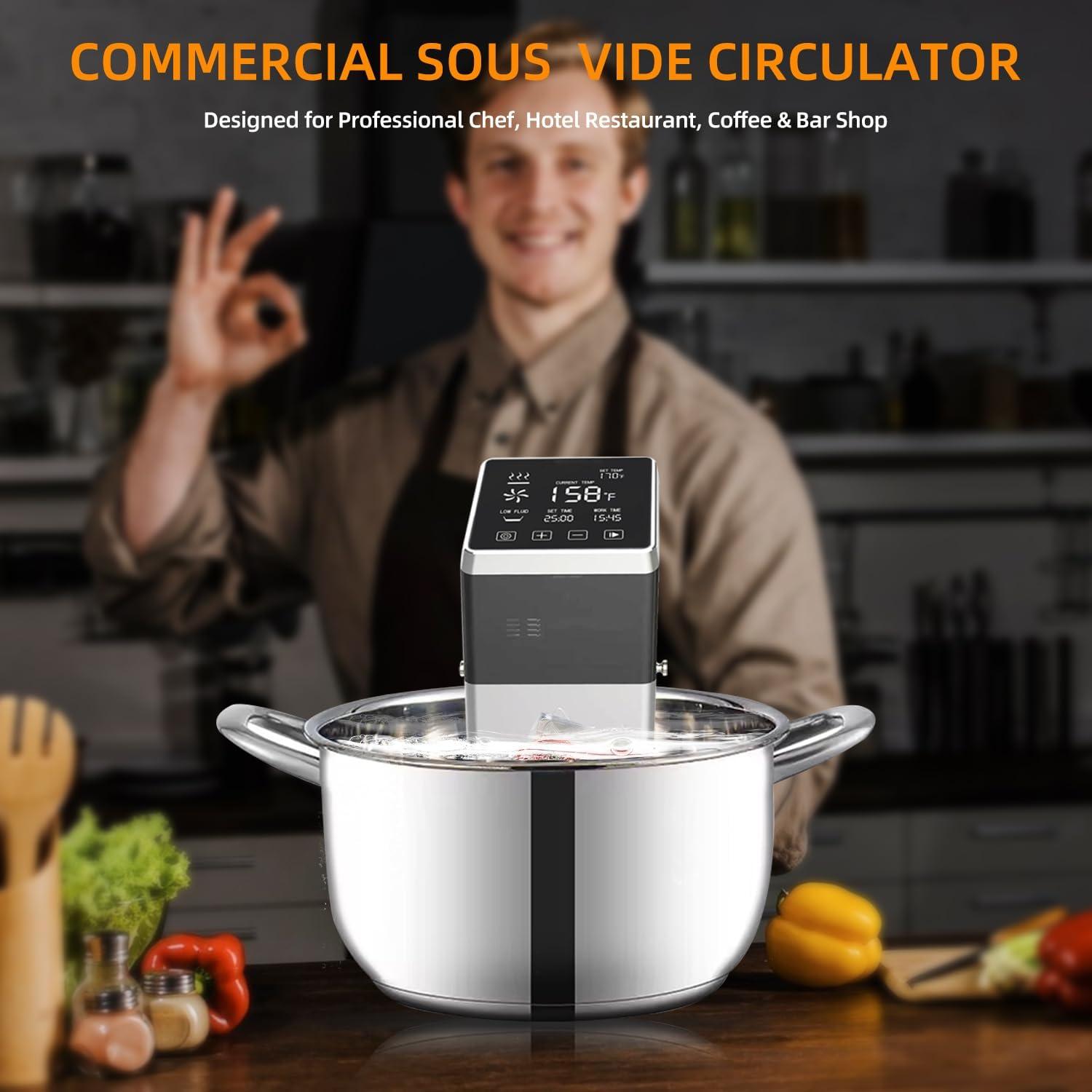 Cocedor Sous Vide AnchorChef Pro 1400W Acero Inoxidable