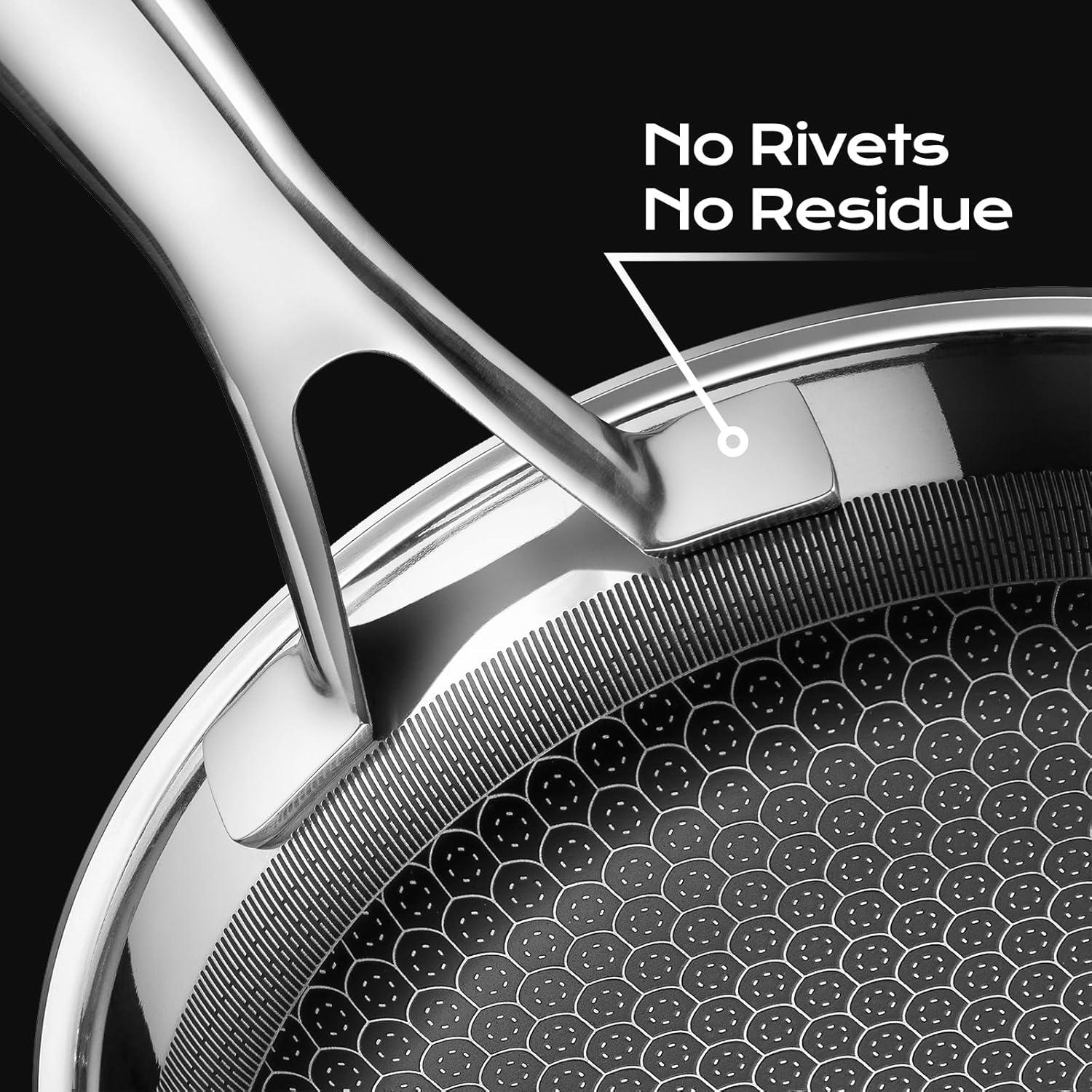 Sartén Antiadherente KOBACH 20 cm Acero Inoxidable Apta Horno