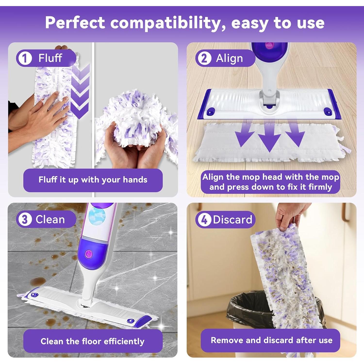 20 Almohadillas de Repuesto Swiffer Power Mop - Alta Absorción