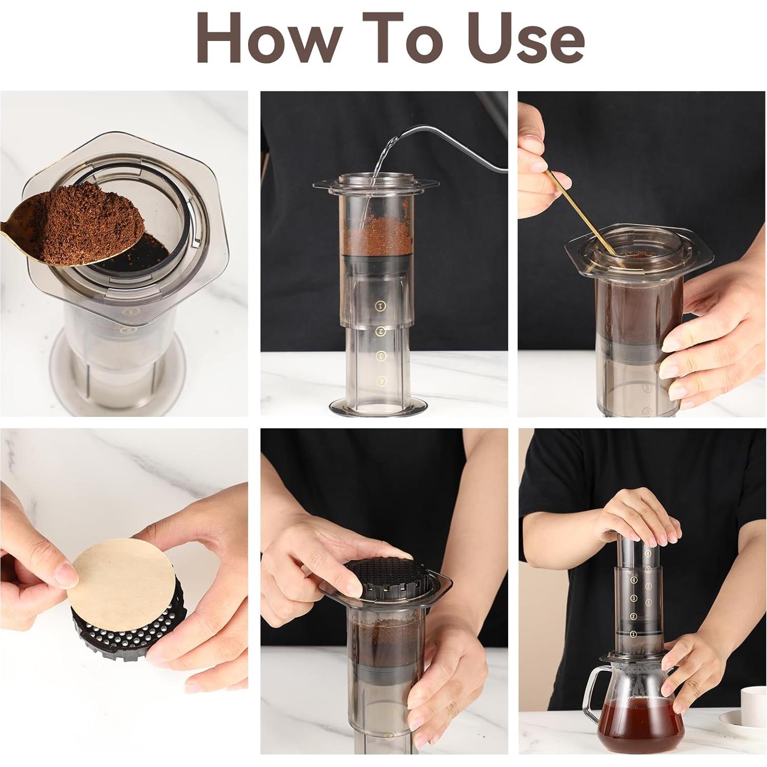 400 Filtros de Café Desechables Wangpeipeimm 6.35cm Naturales