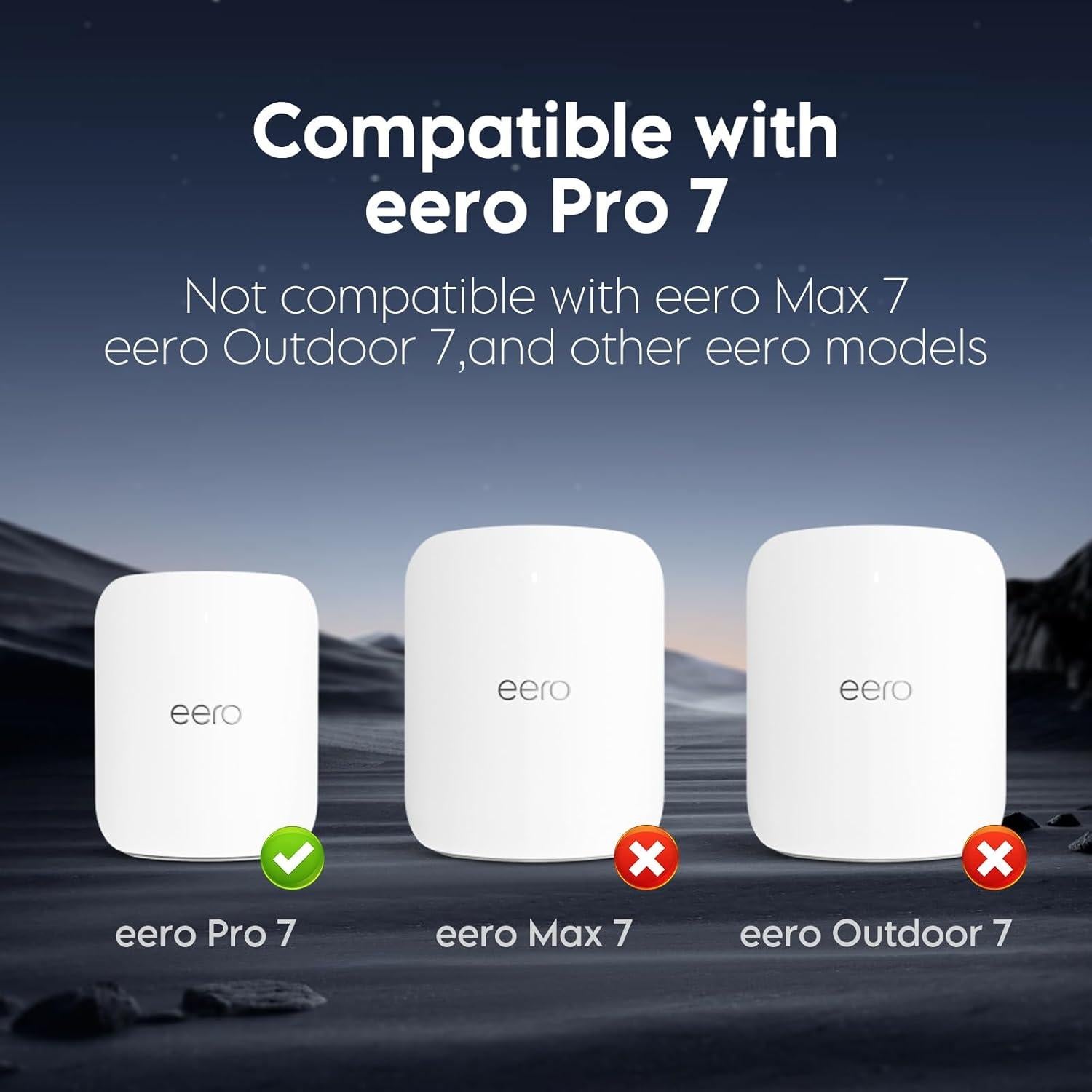 Soporte de Pared QUIDDITY para eero Pro 7 - Blanco