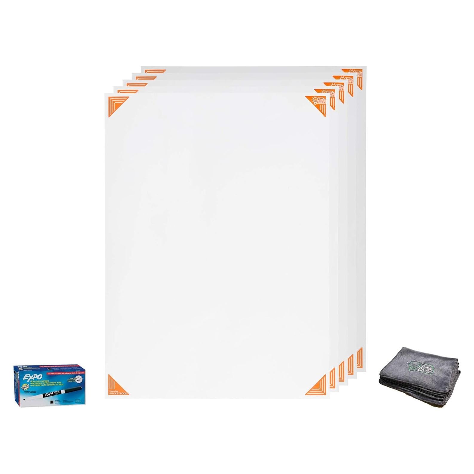 Pizarra Blanca Inteligente Adhesiva Think Board X - 5 Paquetes