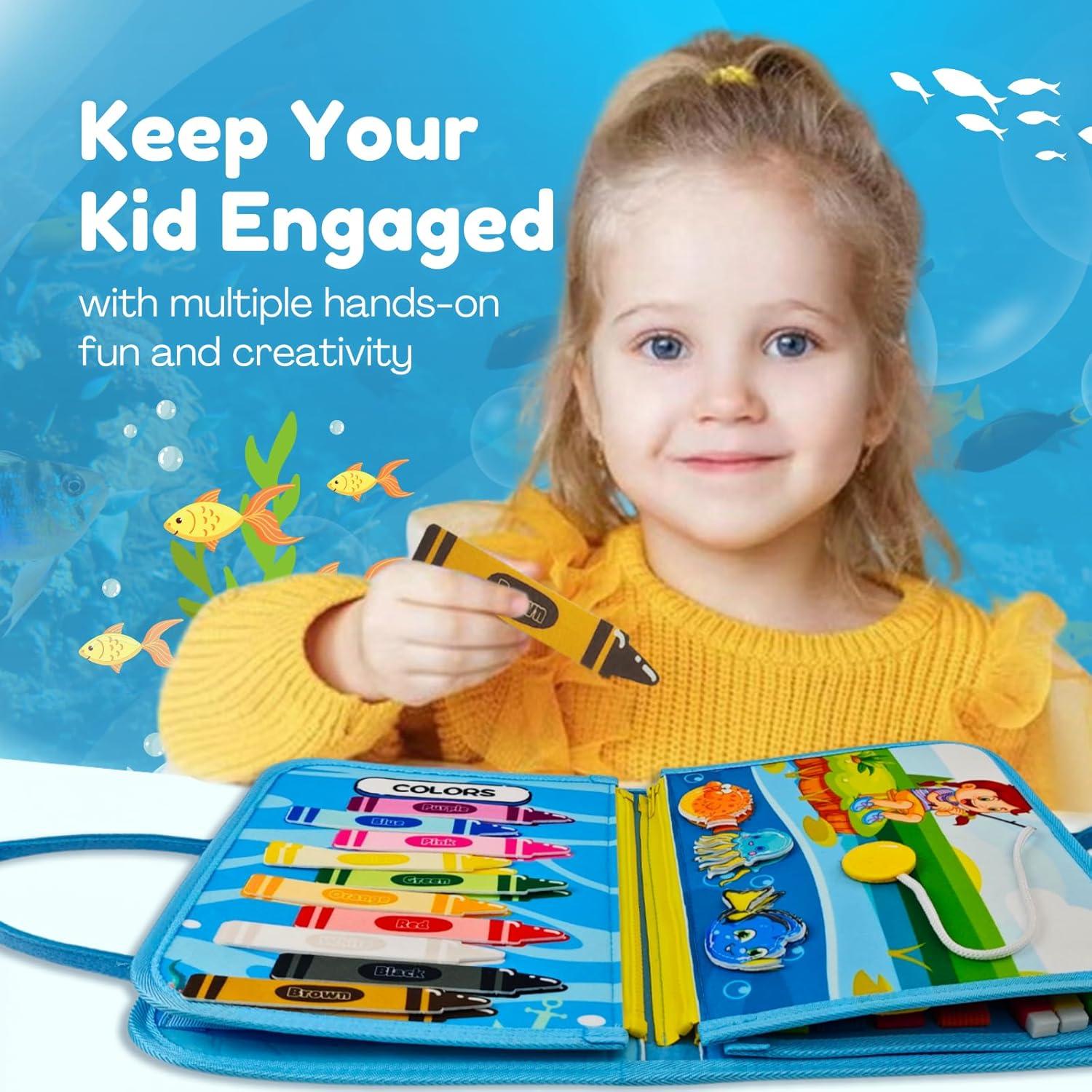 Libro Ocupado Montessori Hebei Fuyang para Niños 1-3 Años