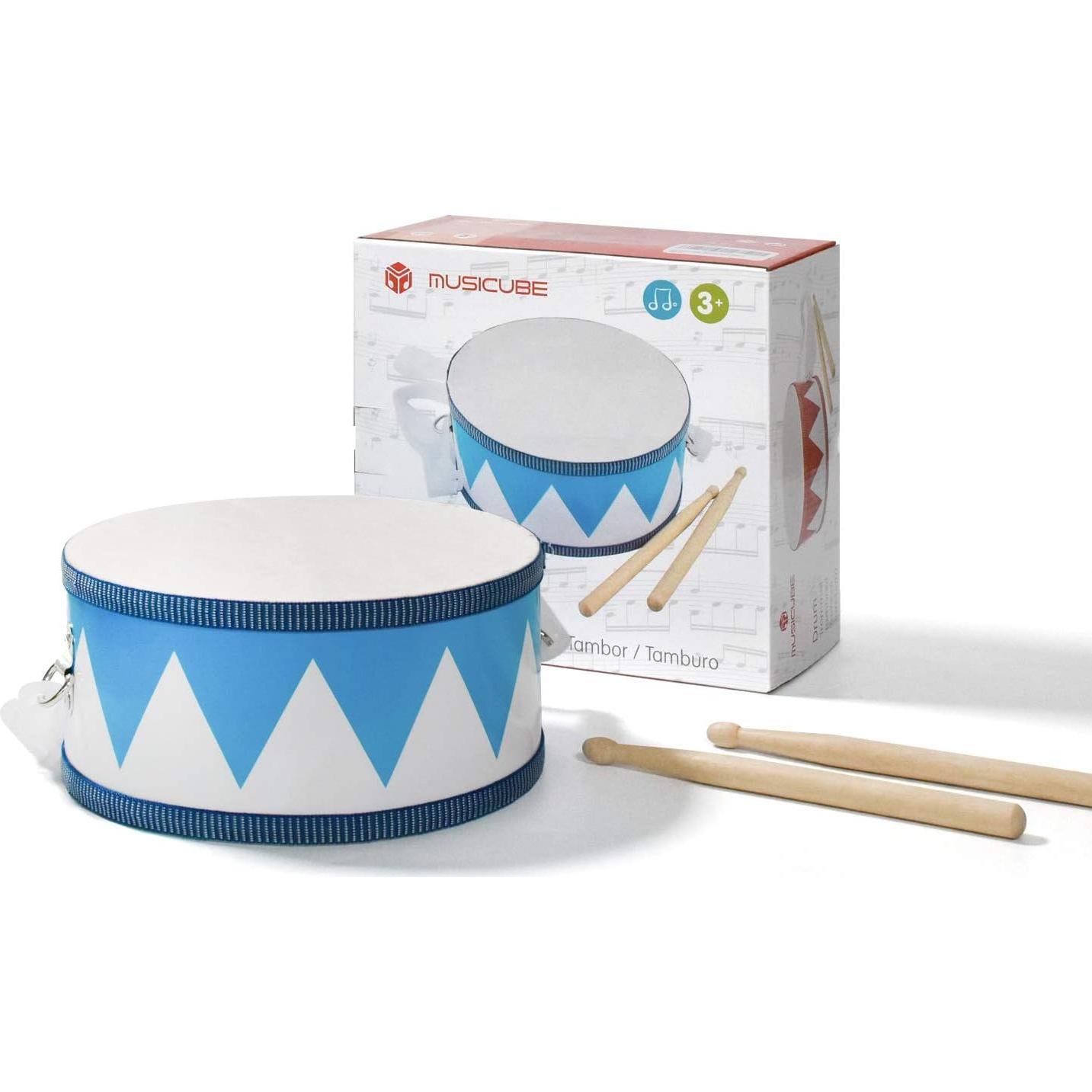 Juego de Tambores para Niños MUSICUBE 20.5 cm Madera Educativo