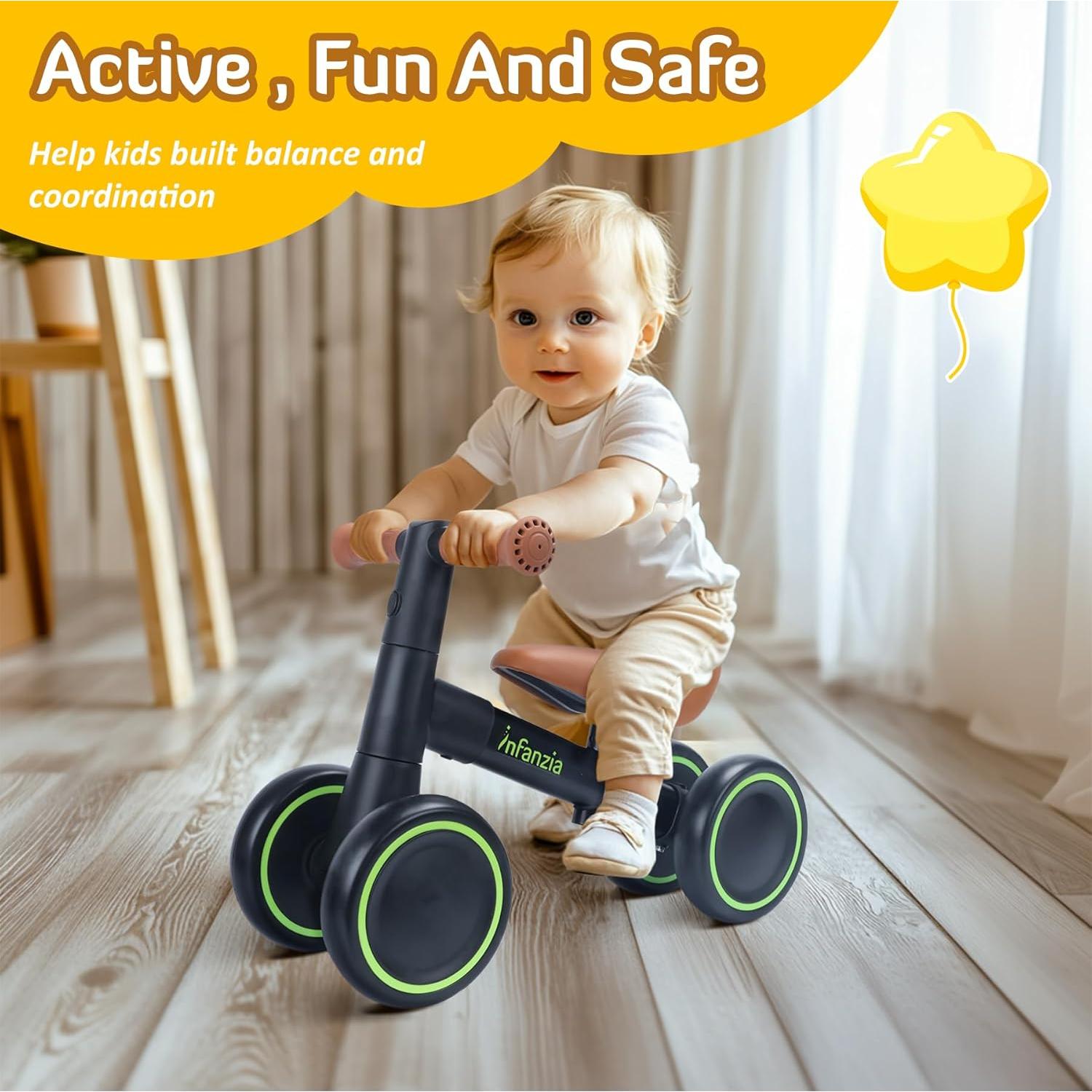 Bicicleta de Equilibrio INFANZIA para Bebés 12-36 Meses