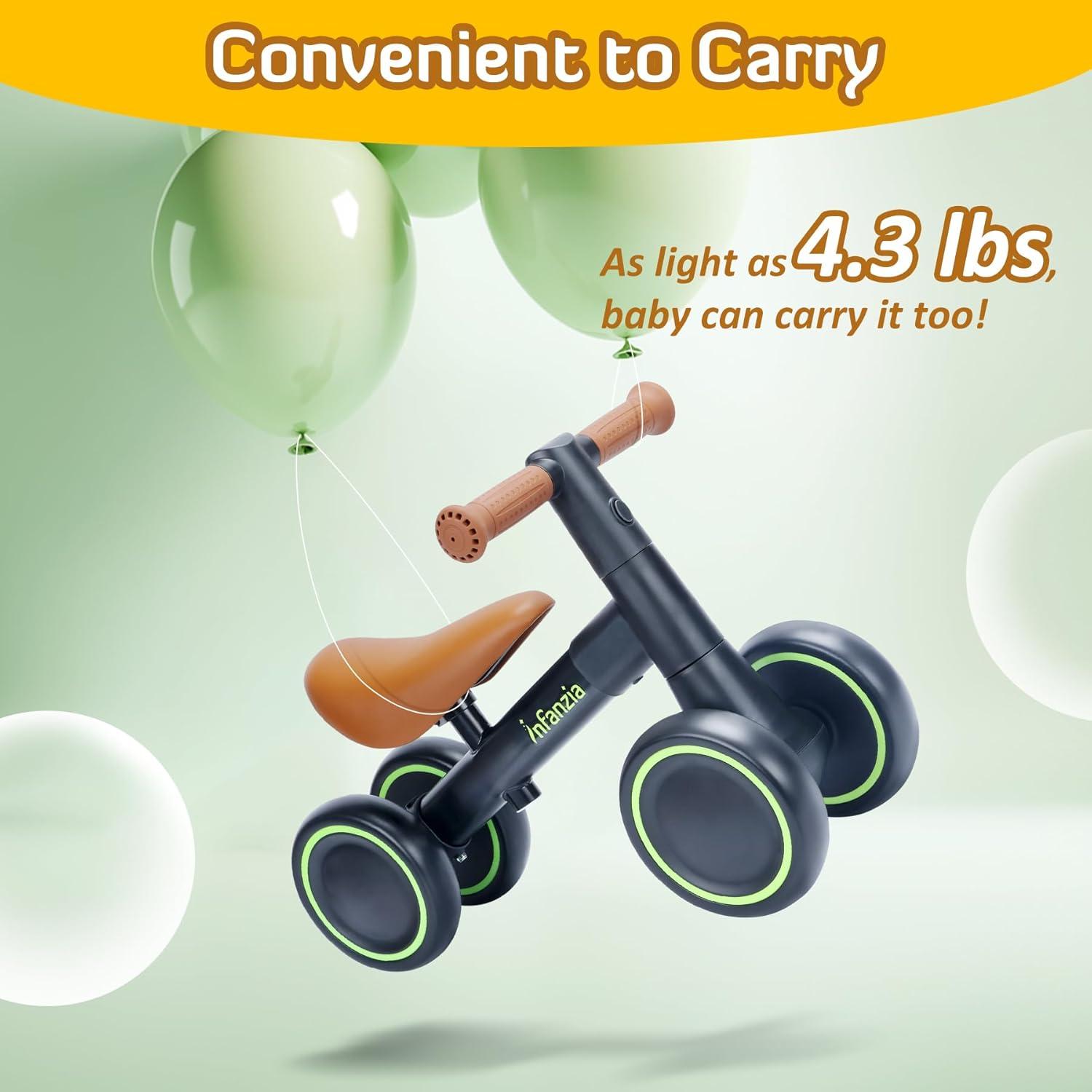 Bicicleta de Equilibrio INFANZIA para Bebés 12-36 Meses