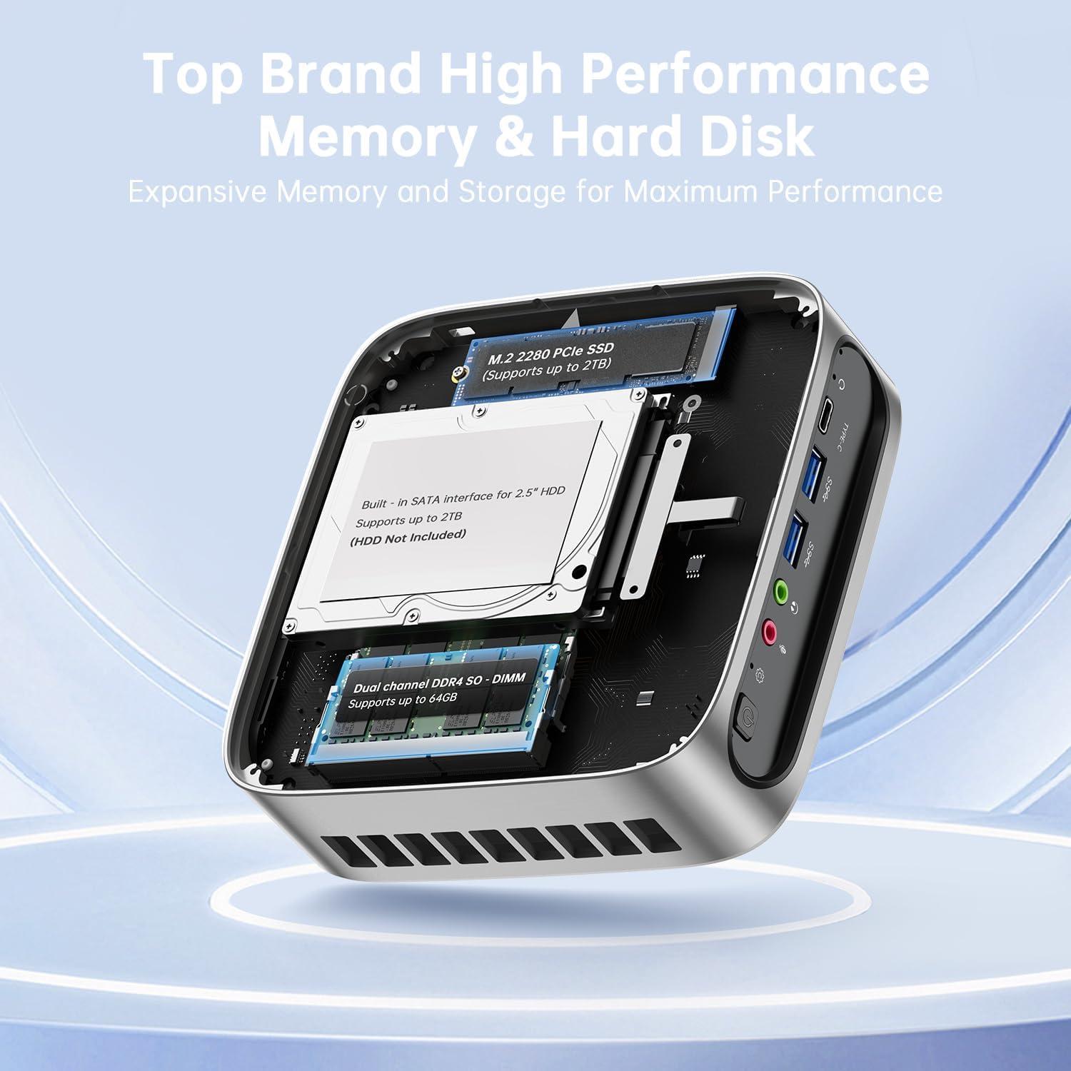 Mini PC Gaming CyberGeek T1 i9-11900H 32GB 1TB SSD 4K