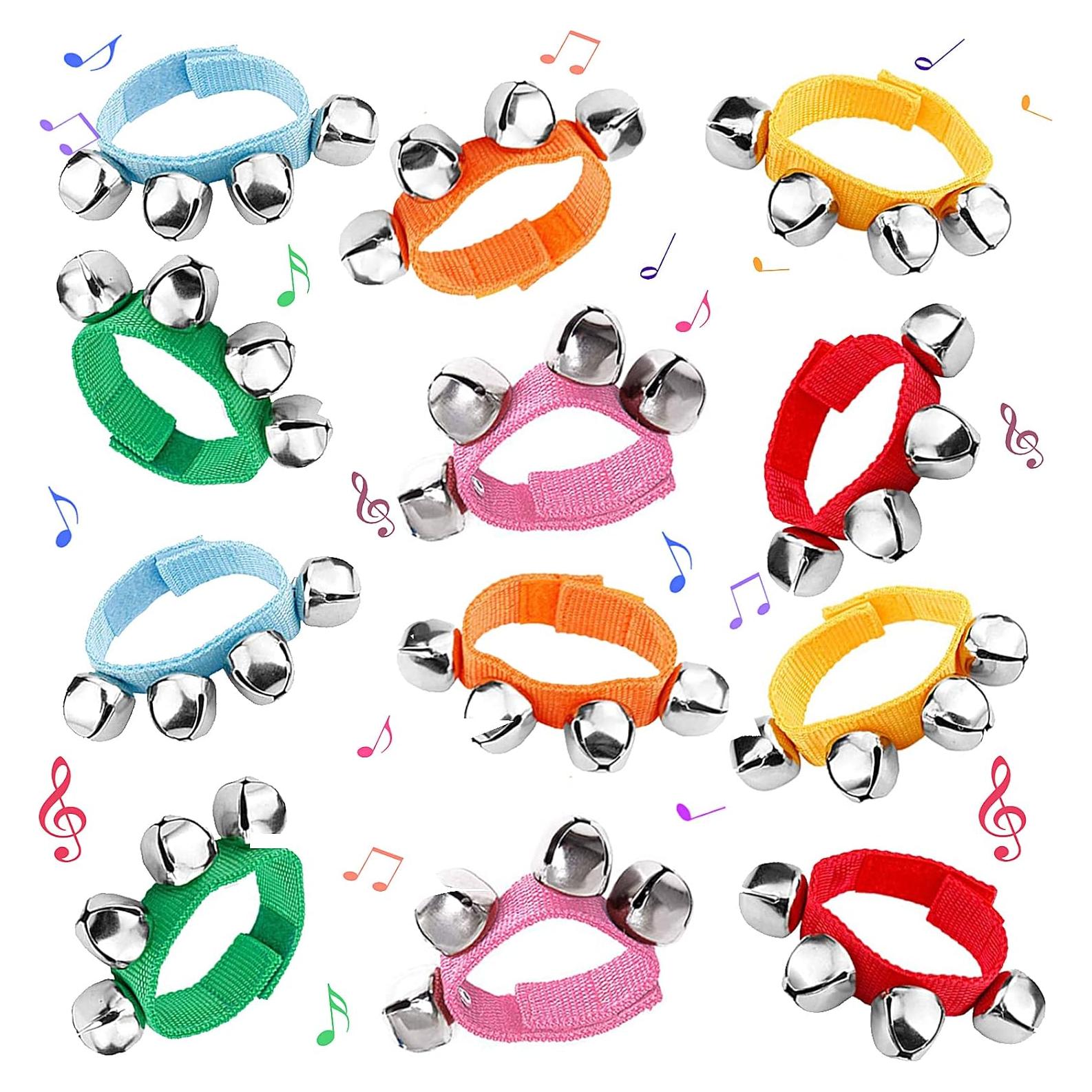 Campanas de Tobillo POPLAY 12 PCS para Niños y Adultos