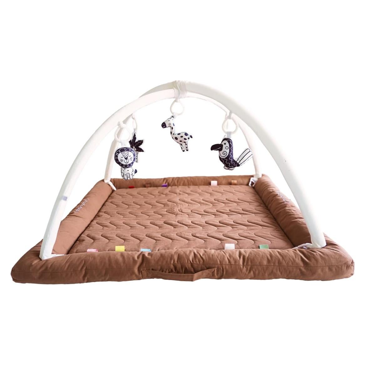 Alfombrilla de Juego CooCooBaby con 5 Juguetes Sensoriales