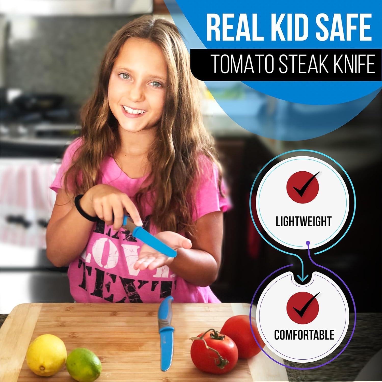 Juego de cuchillos para niños TruChef 2 piezas acero inoxidable