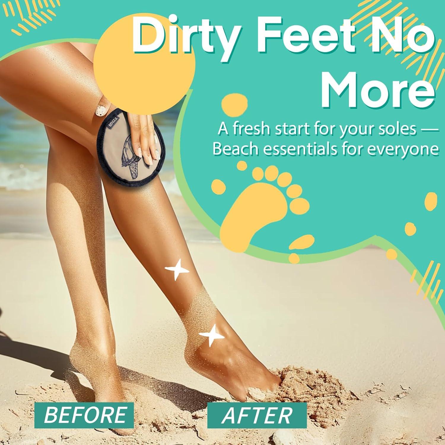 Removedor de Arena de Playa MNZZ - Almidón Natural 1Pcs