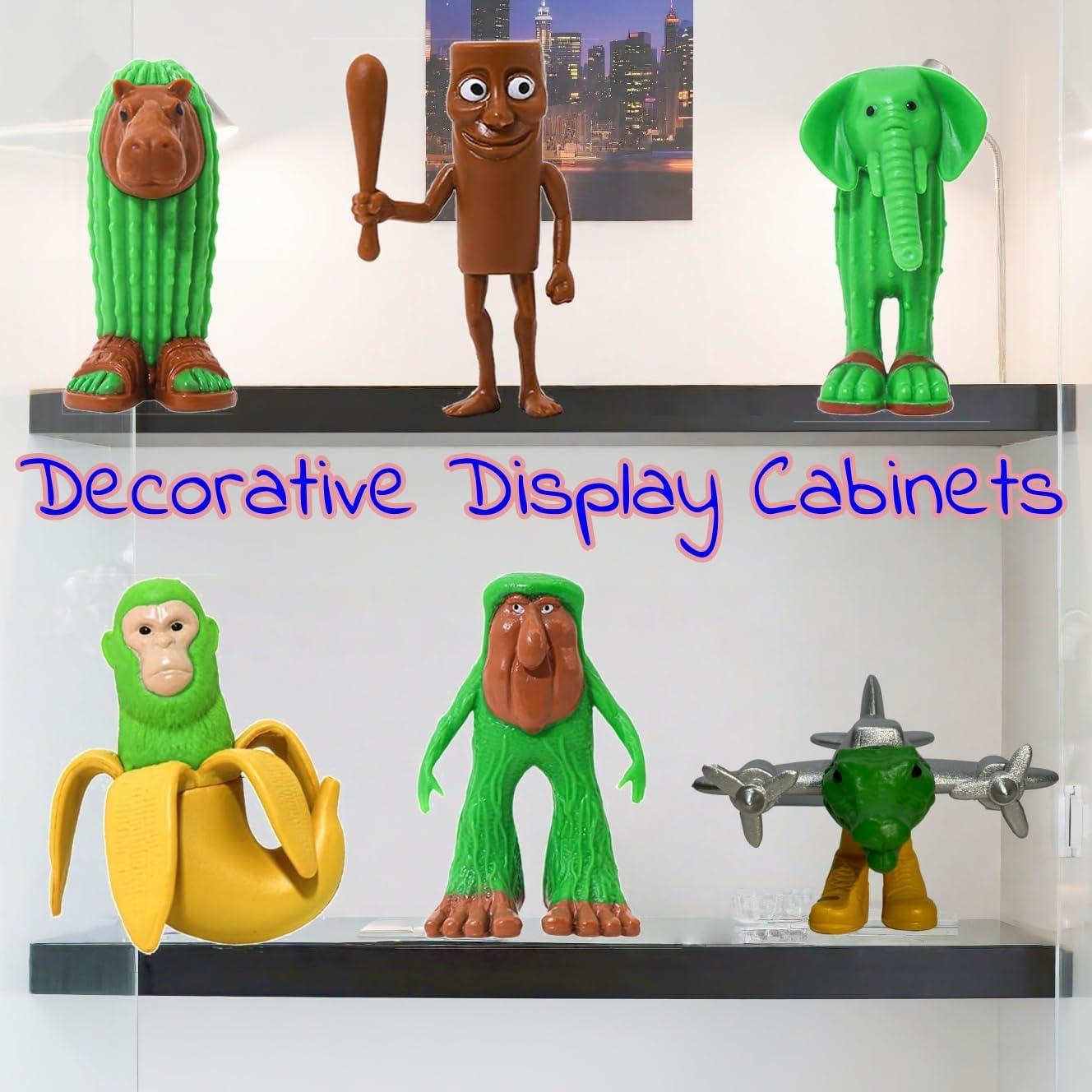 12 Figuras de Acción Brainrot Italianas Coleccionables 5-9 cm