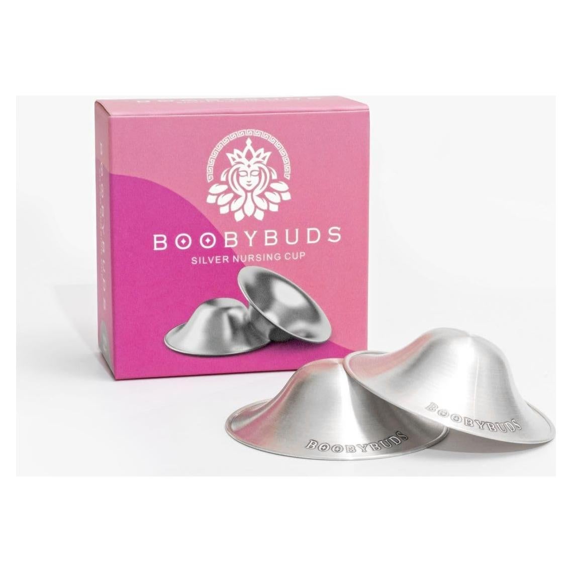 Copas de Lactancia BoobyBuds Plata 999 - Protectores de Pezón