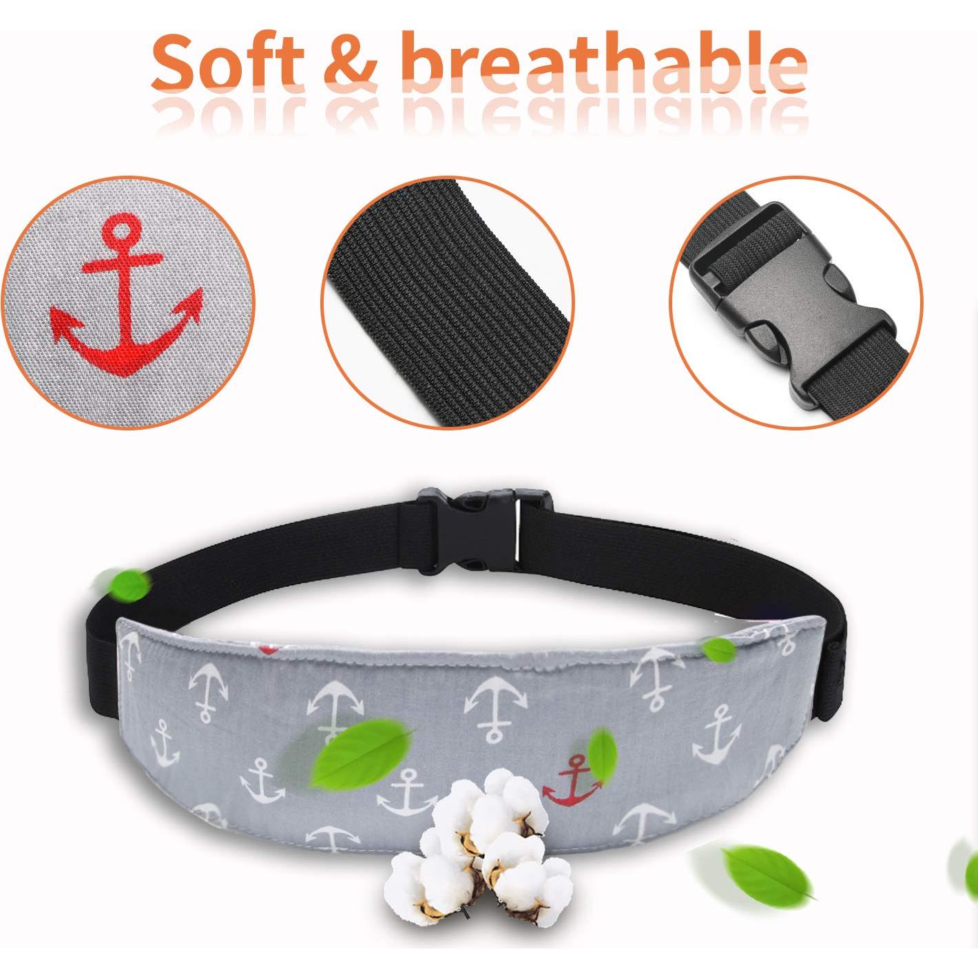 Soporte de Cabeza para Asiento de Bebé Slumber Sling Gris