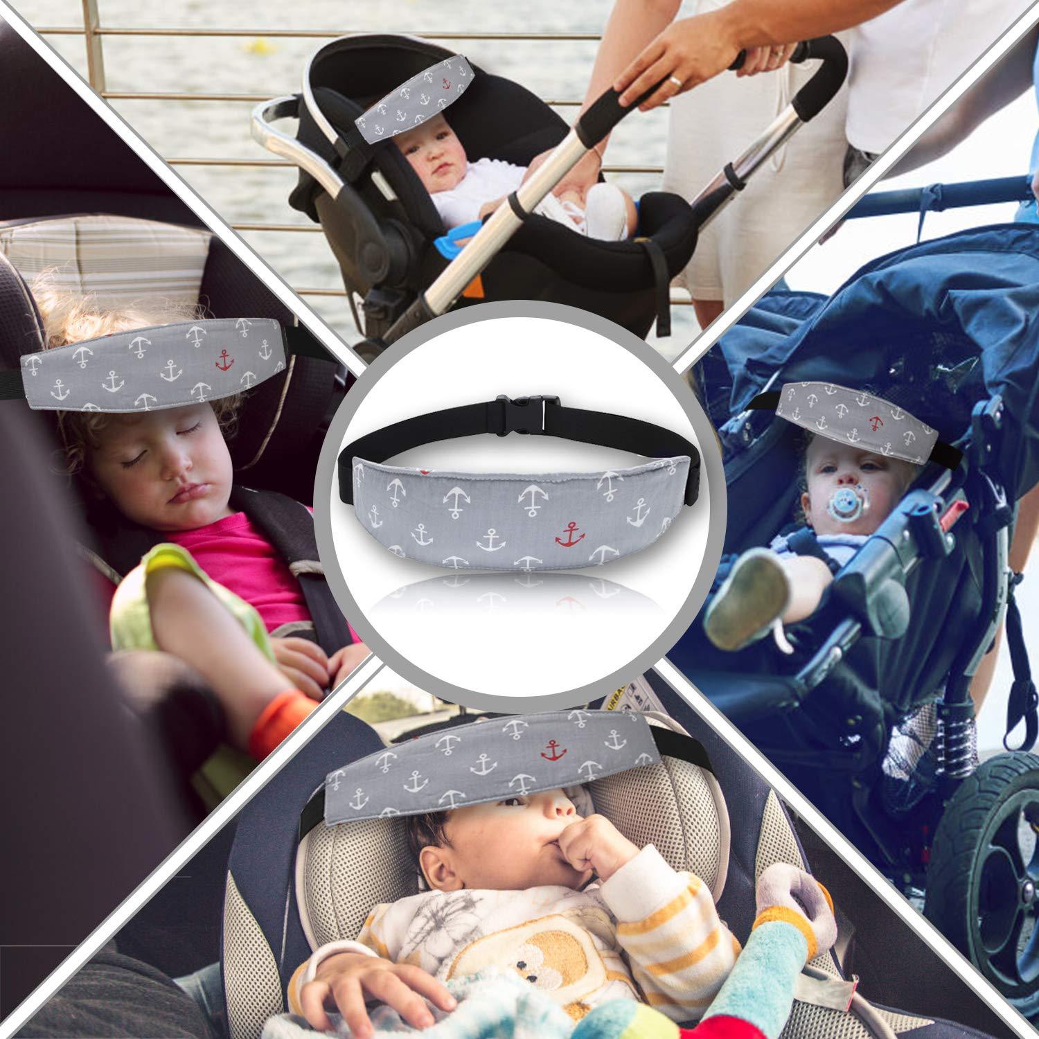 Soporte de Cabeza para Asiento de Bebé Slumber Sling Gris