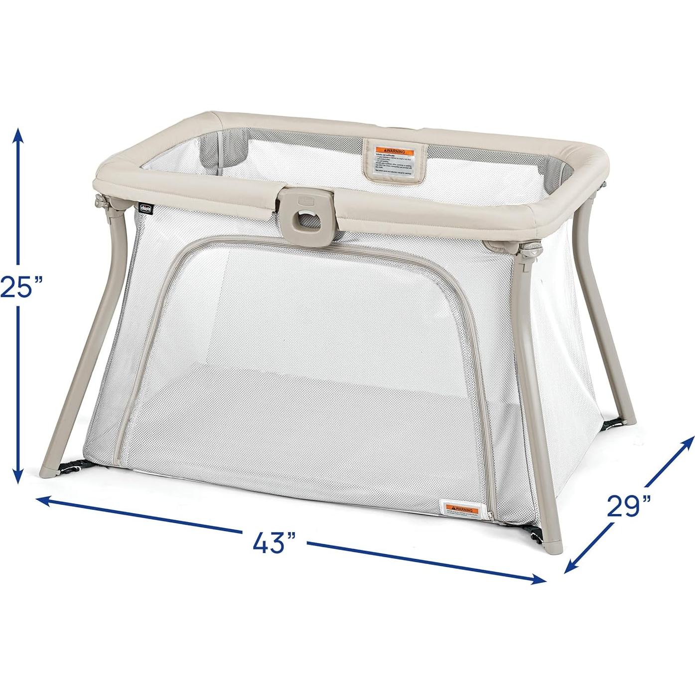 Cuna de Viaje Ligera Chicco Alfa Lite 5.67 kg Plegable Compacta