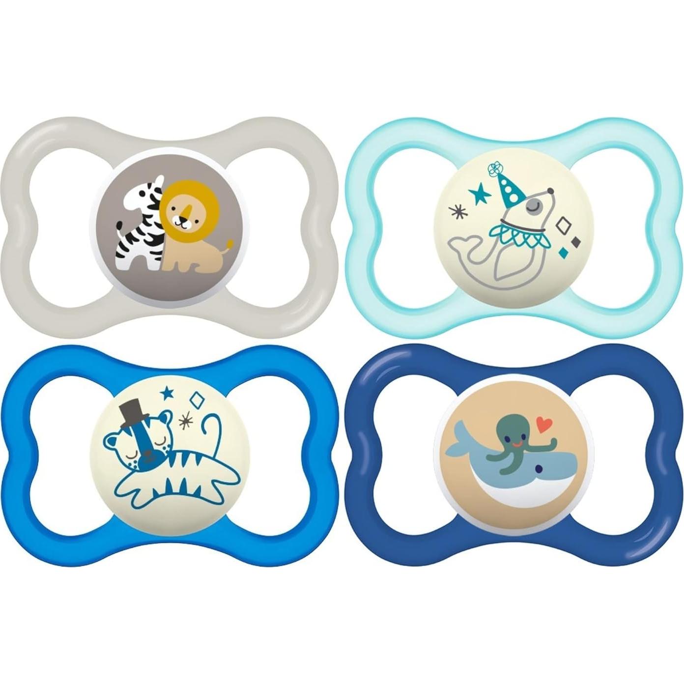 Chupetes MAM Air Day & Night para Bebés 16+ Meses - Paquete de 4