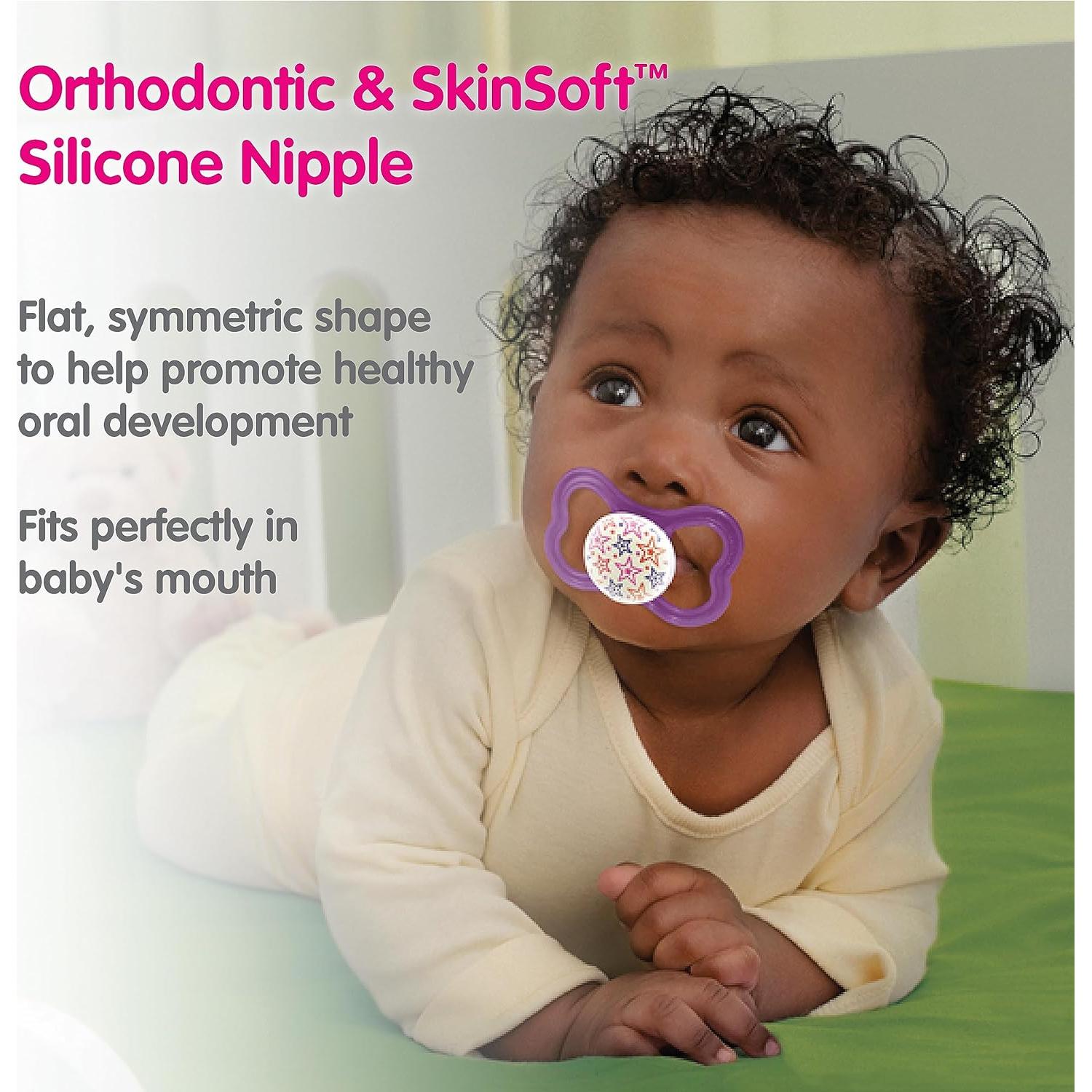 Chupetes MAM Air Day & Night para Bebés 16+ Meses - Paquete de 4