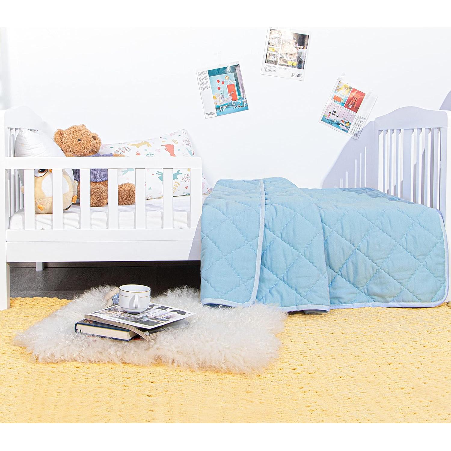 Edredón NTBAY para Niños 99x119 cm Microfibra Aqua