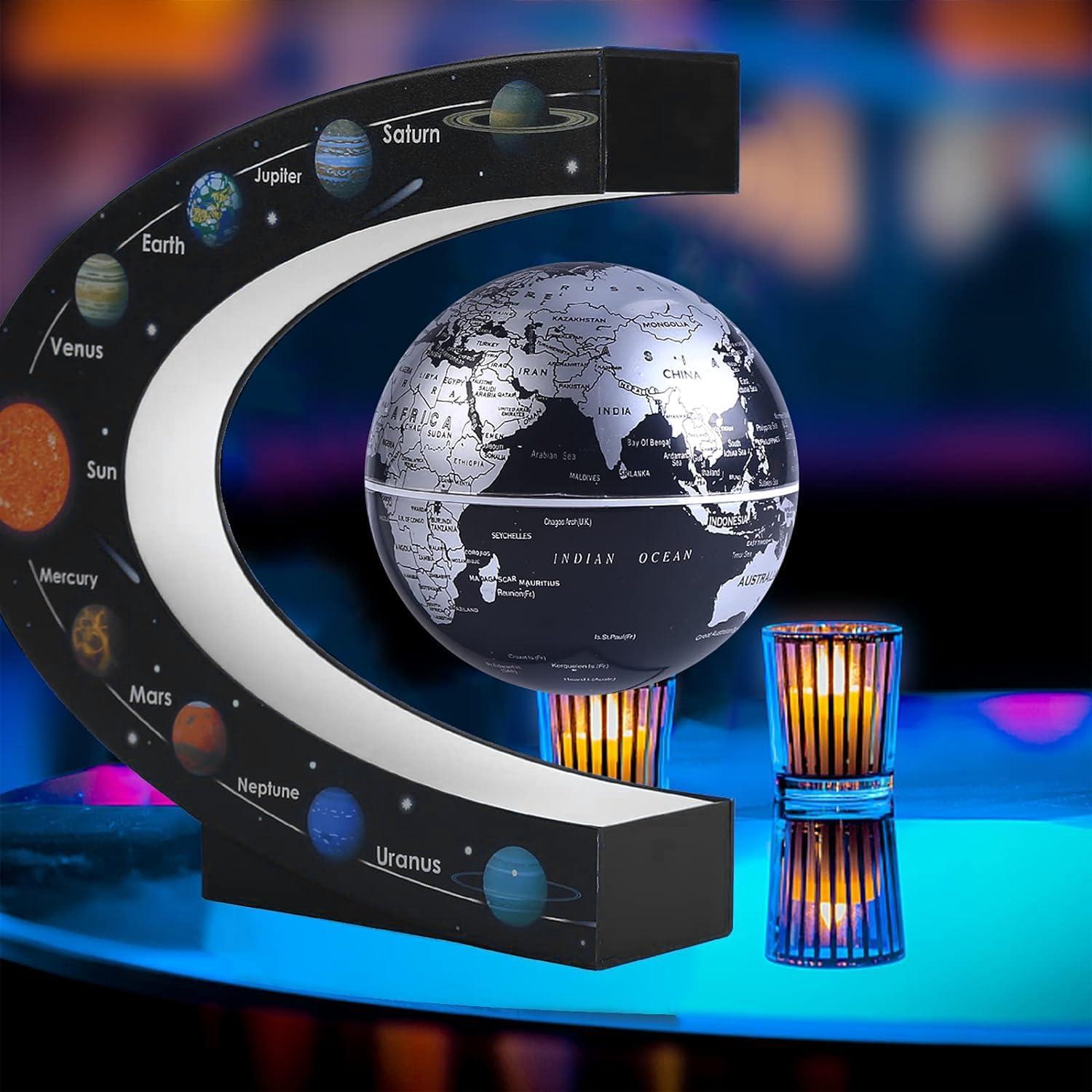 Globo Flotante WOWESOTICA SC-01 Geográfico LED 9 cm