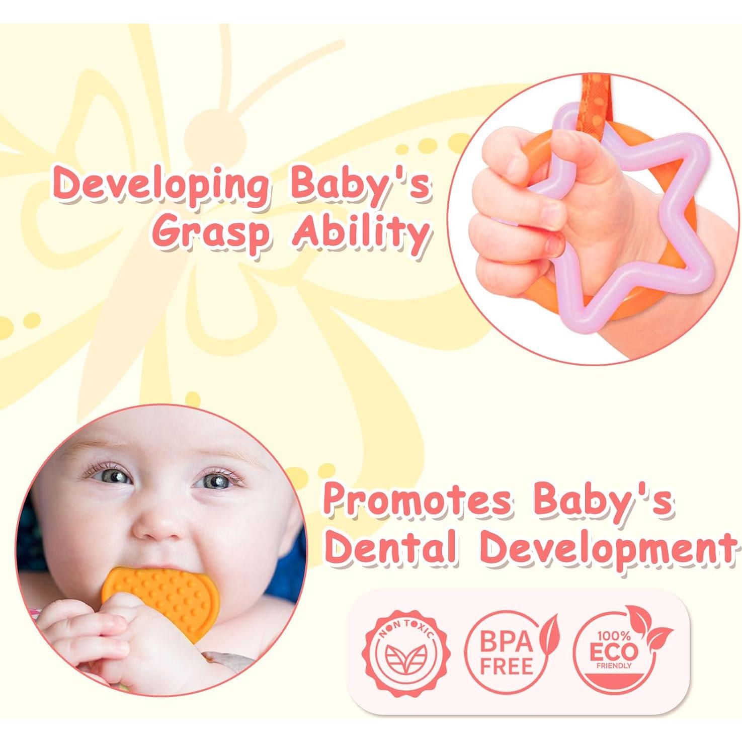 Juguete Musical Sensorial Mariposa Rosa VOILBTOY 0-6 Meses