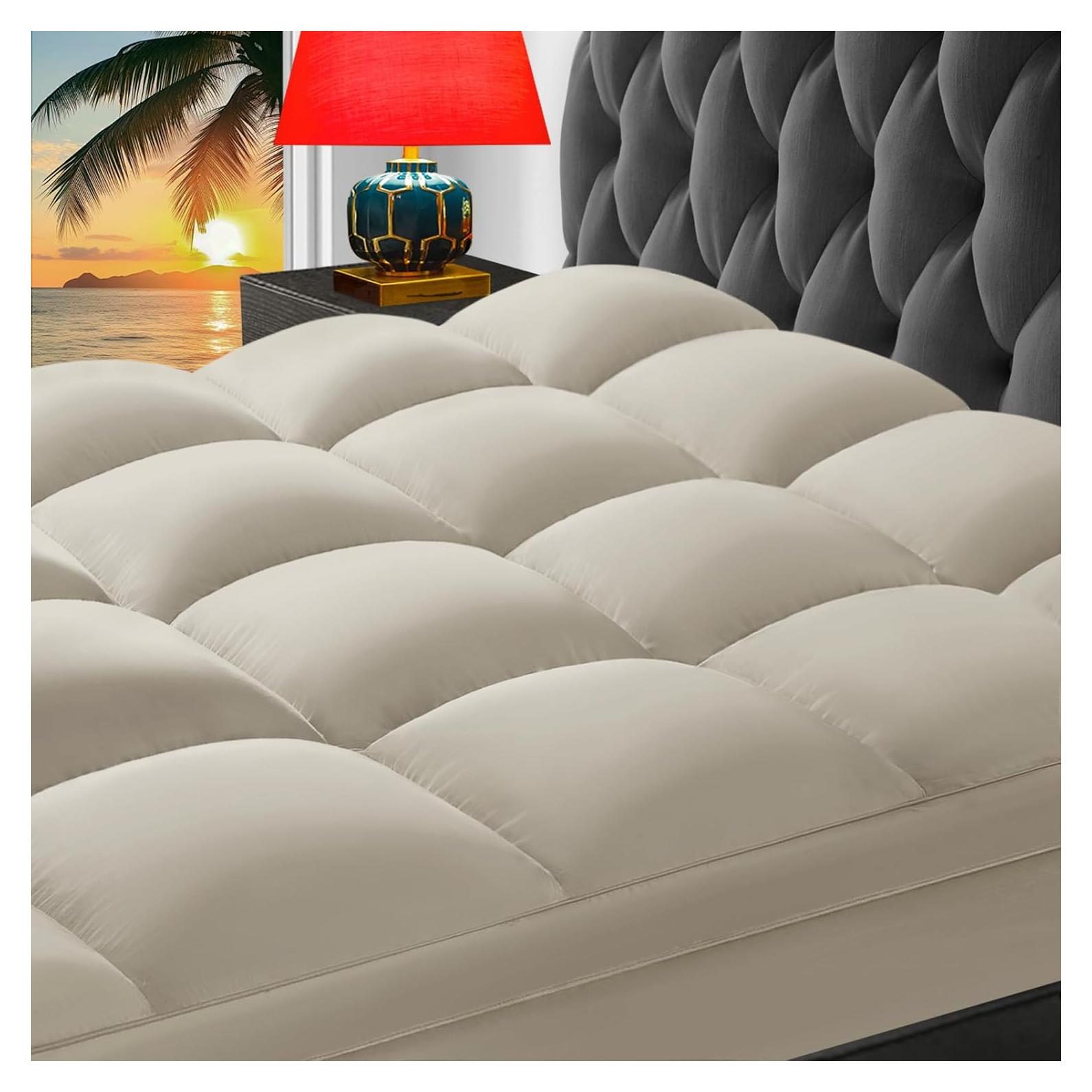 Colchón Superior Queen CHOKIT Extra Grueso con Almohada Refrigerante