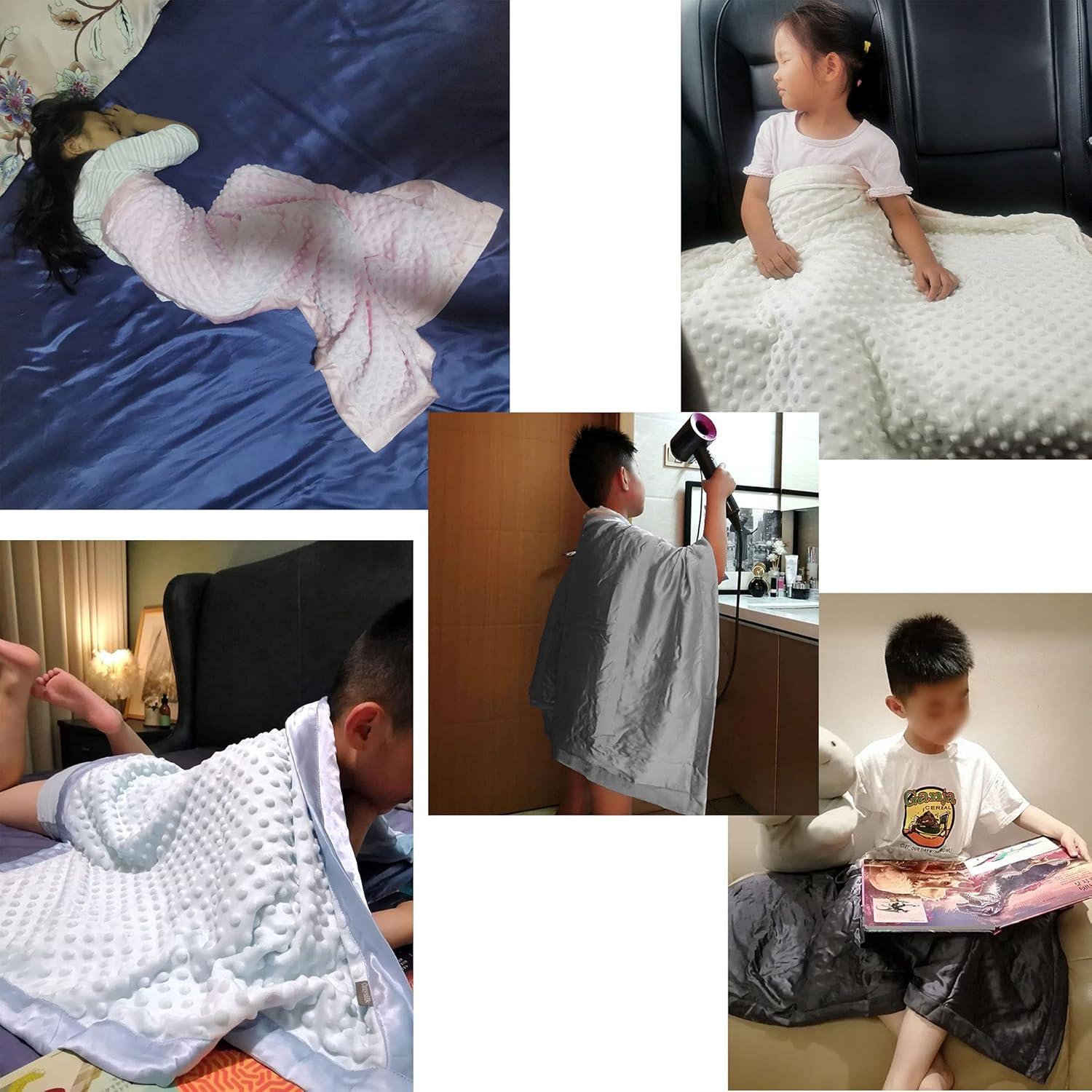 Manta de Seda para Bebé Cozysilk 71x102 cm Gris Oscuro