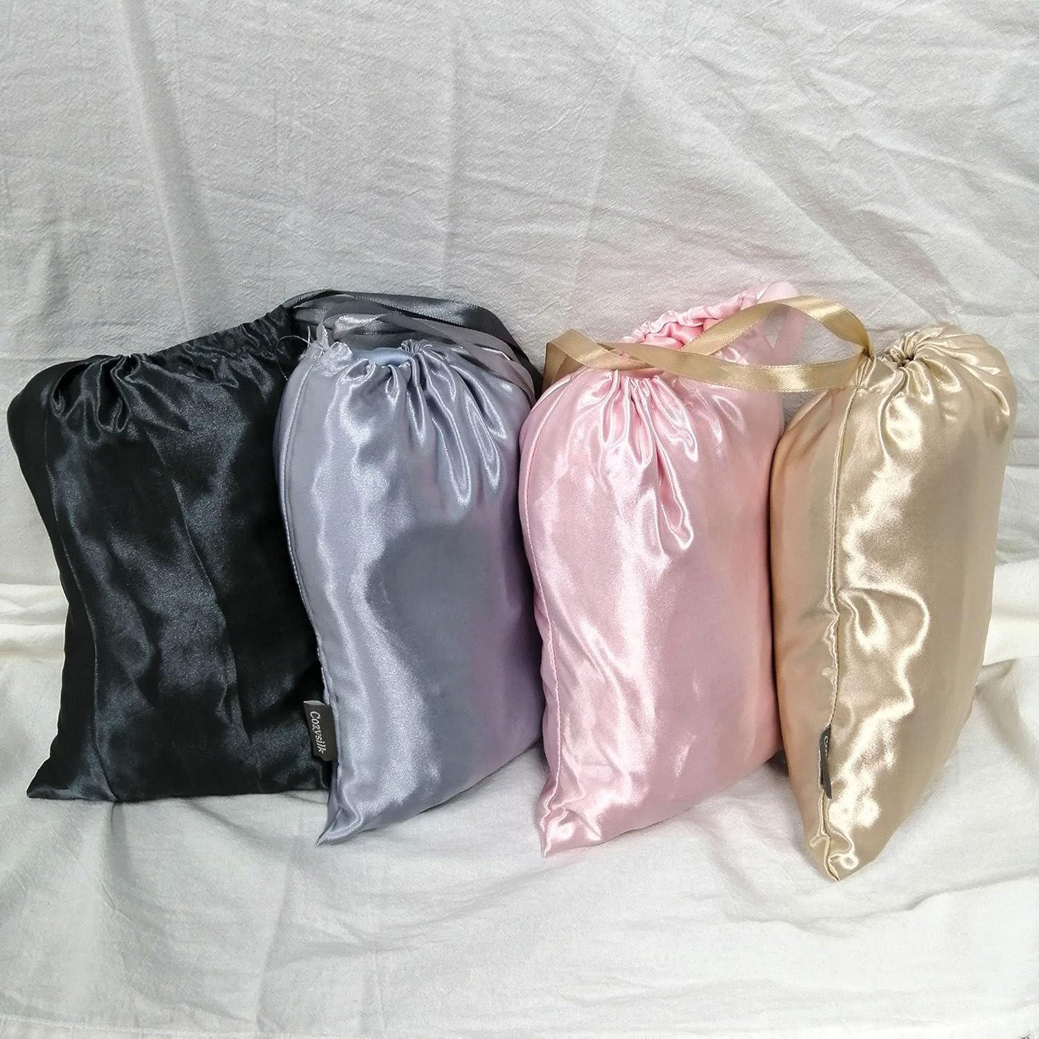 Manta de Seda para Bebé Cozysilk 71x102 cm Gris Oscuro