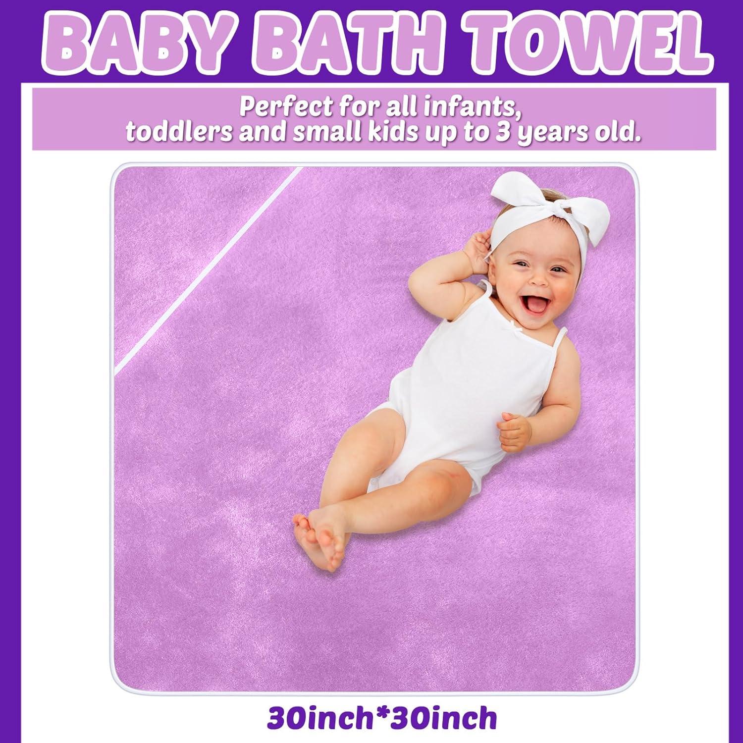 Reginary 4 Toallas con Capucha para Bebés 76x76 cm Suaves