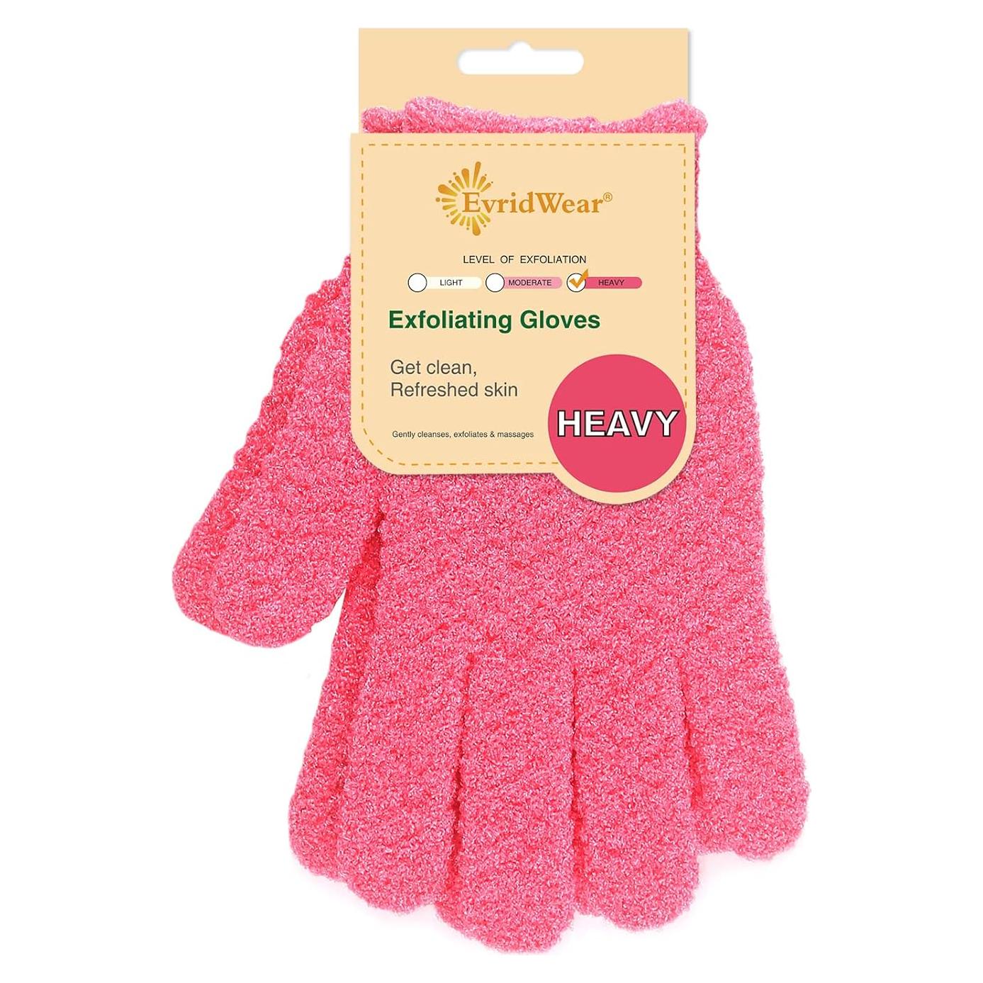 Guantes Exfoliantes Evridwear para Ducha - 1 Par Pesado