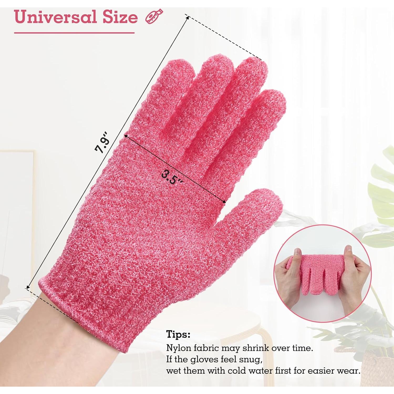 Guantes Exfoliantes Evridwear para Ducha - 1 Par Pesado