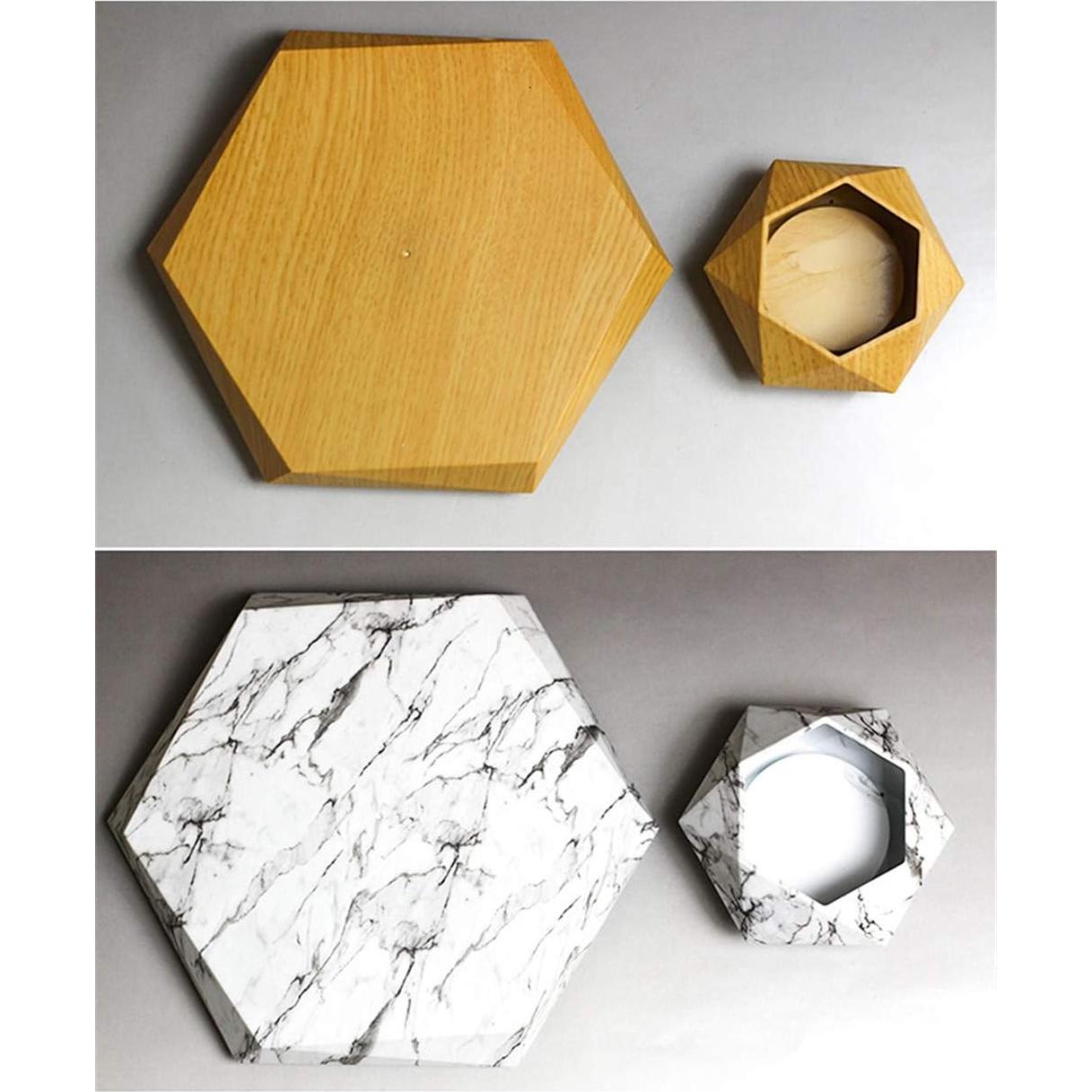 Maceta Flotante Hexagonal KIYOMING para Bonsai 19x19 cm