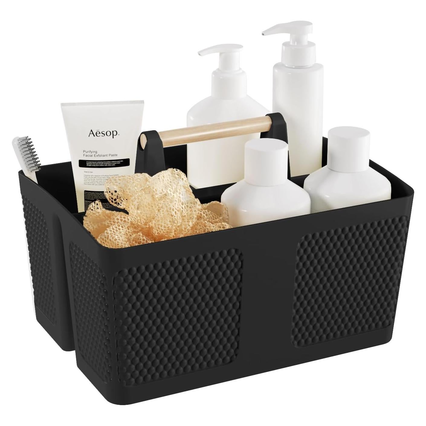 Caddy de Ducha Portátil Xuhdukc Negro 27.4x19.7x18.4 cm