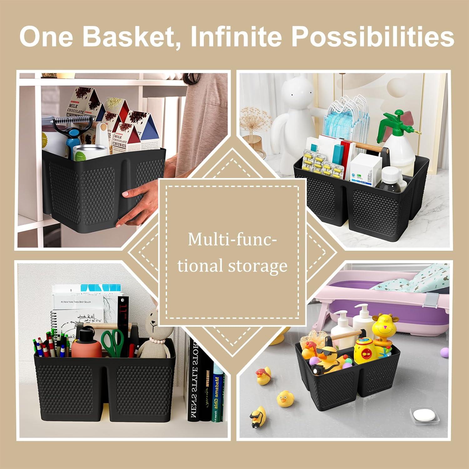 Caddy de Ducha Portátil Xuhdukc Negro 27.4x19.7x18.4 cm