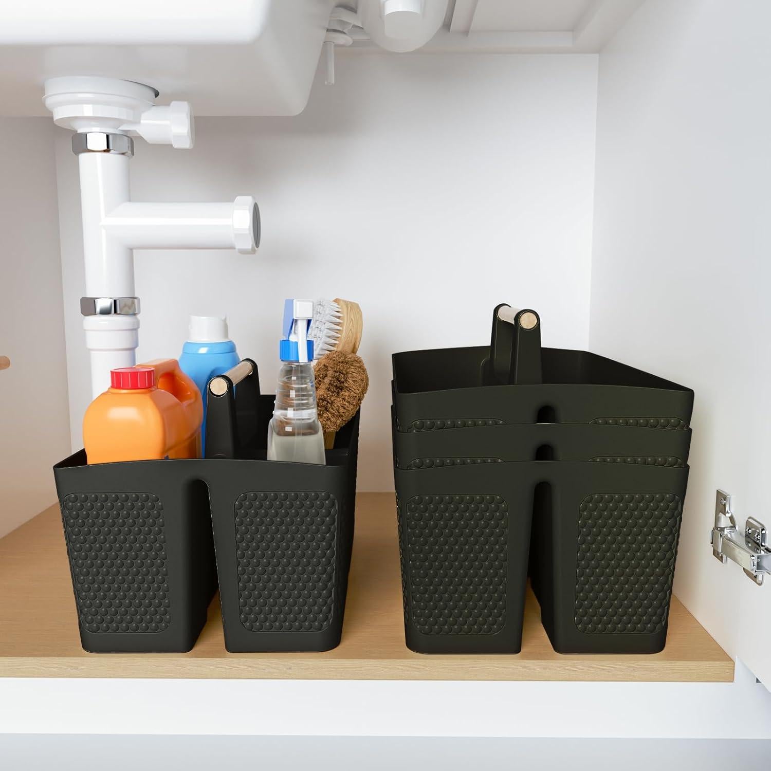 Caddy de Ducha Portátil Xuhdukc Negro 27.4x19.7x18.4 cm