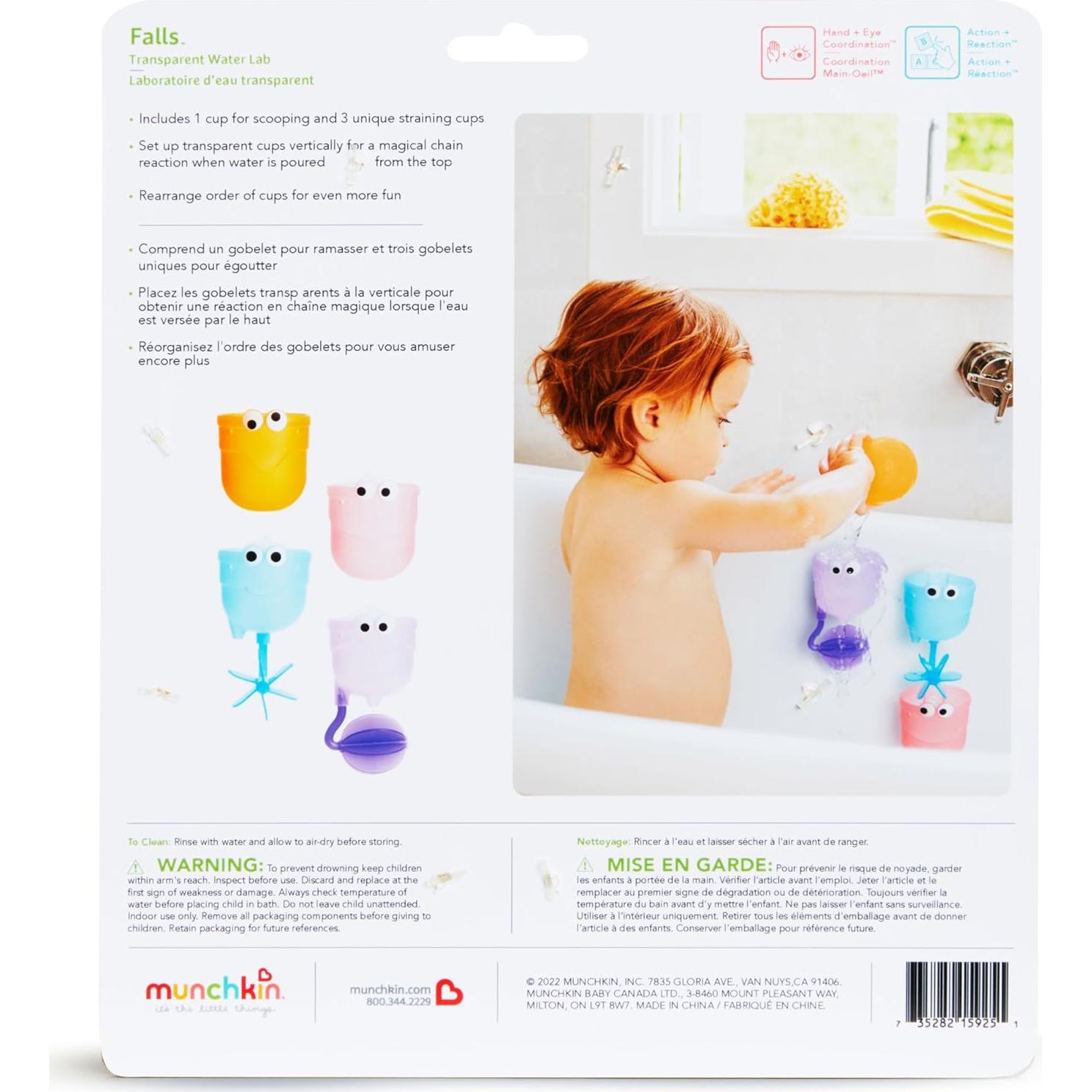 Juguete de Baño Munchkin Falls para Bebés y Niños 12m+