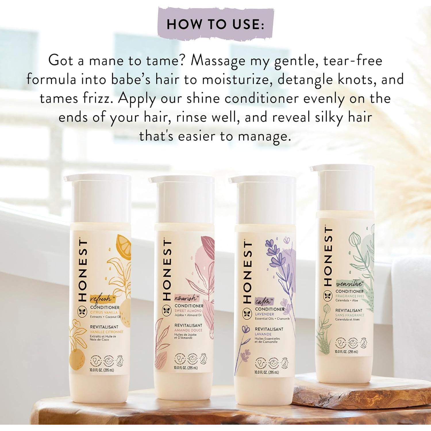 Acondicionador Sin Silicona The Honest Company 295 ml Lavanda