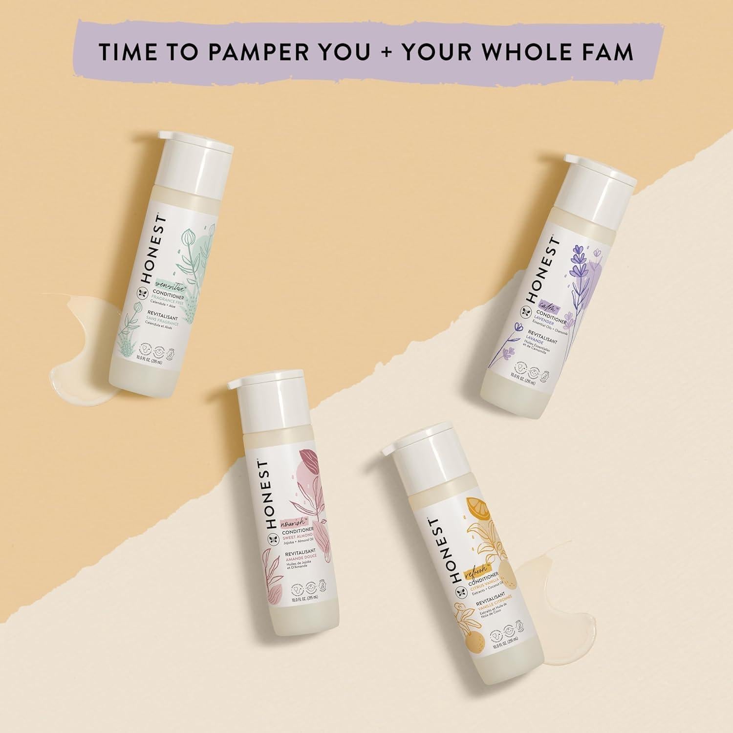 Acondicionador Sin Silicona The Honest Company 295 ml Lavanda