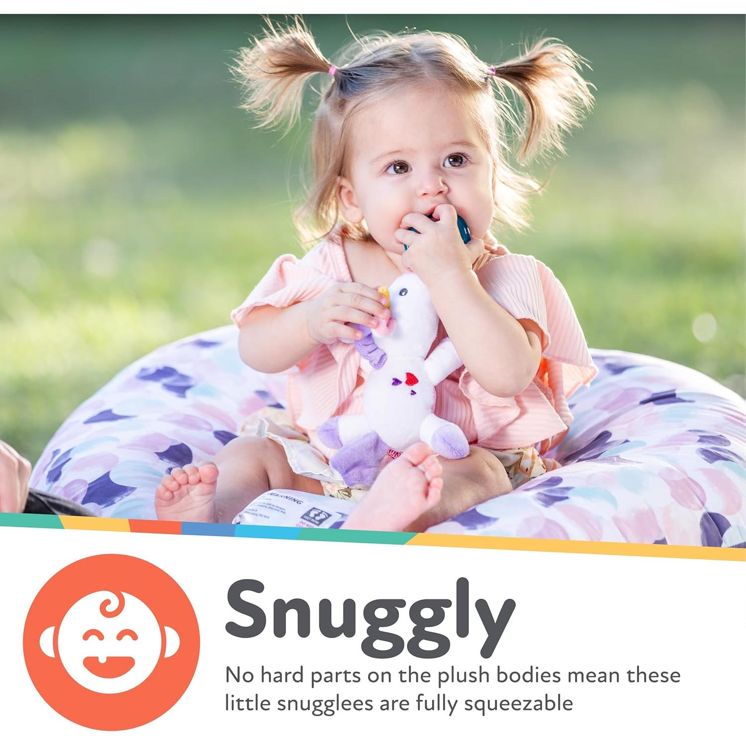 Chupete Natural Flex Nuby con Peluche Dino para Bebé