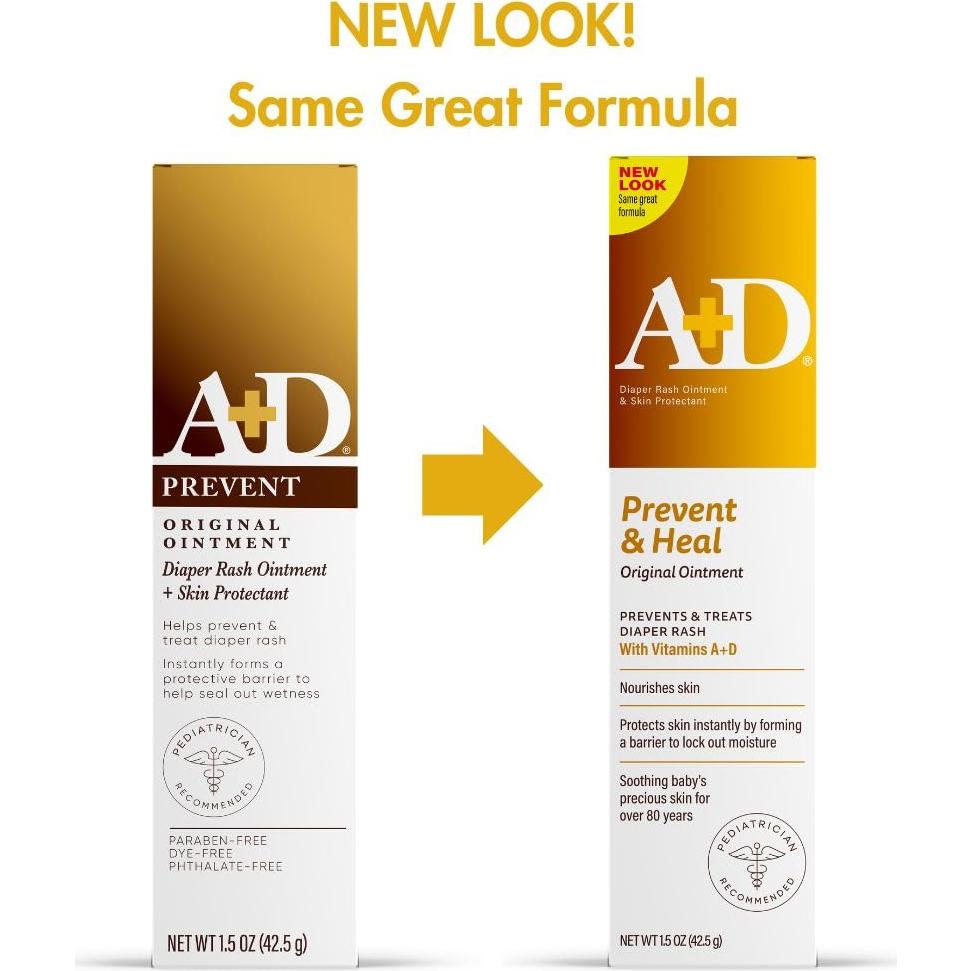 Ungüento A+D Original para Erupciones de Pañal 42.5g