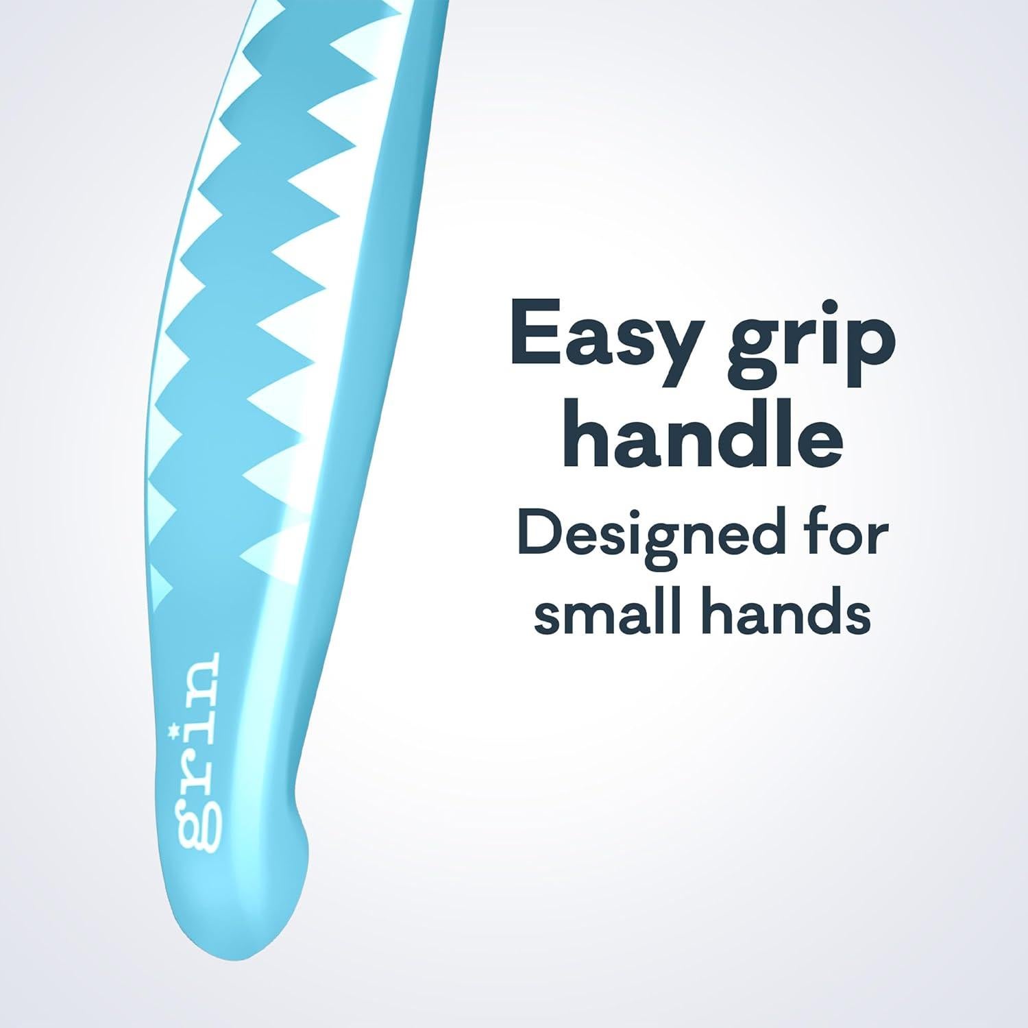 Cepillo de Dientes Grin Kids 100% Reciclado Extra Suave 4 Unidades Azul